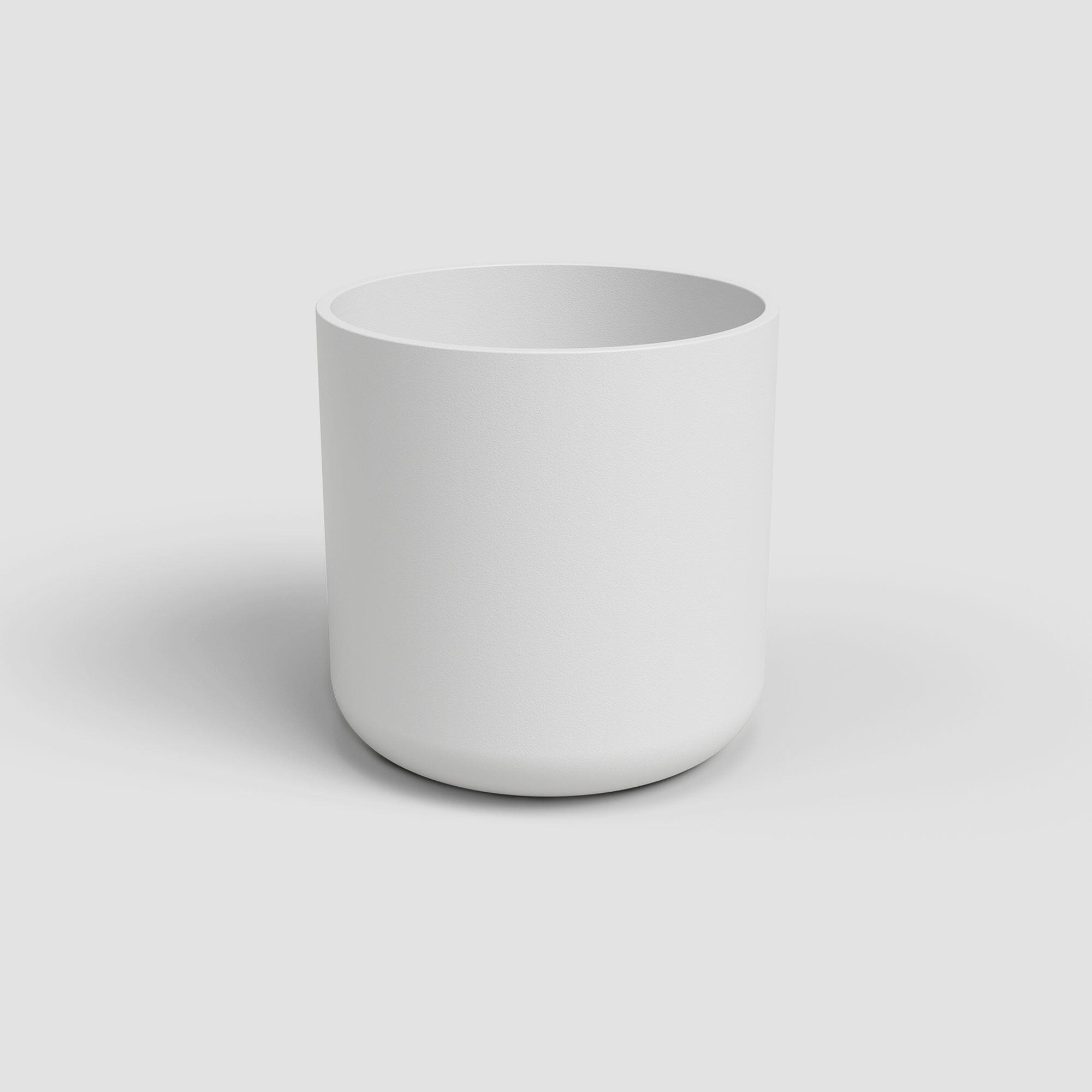 Maceta redonda de cerámica ARTEVASI JUNO ø 11.5 cm y 11 cm altura blanco - 2