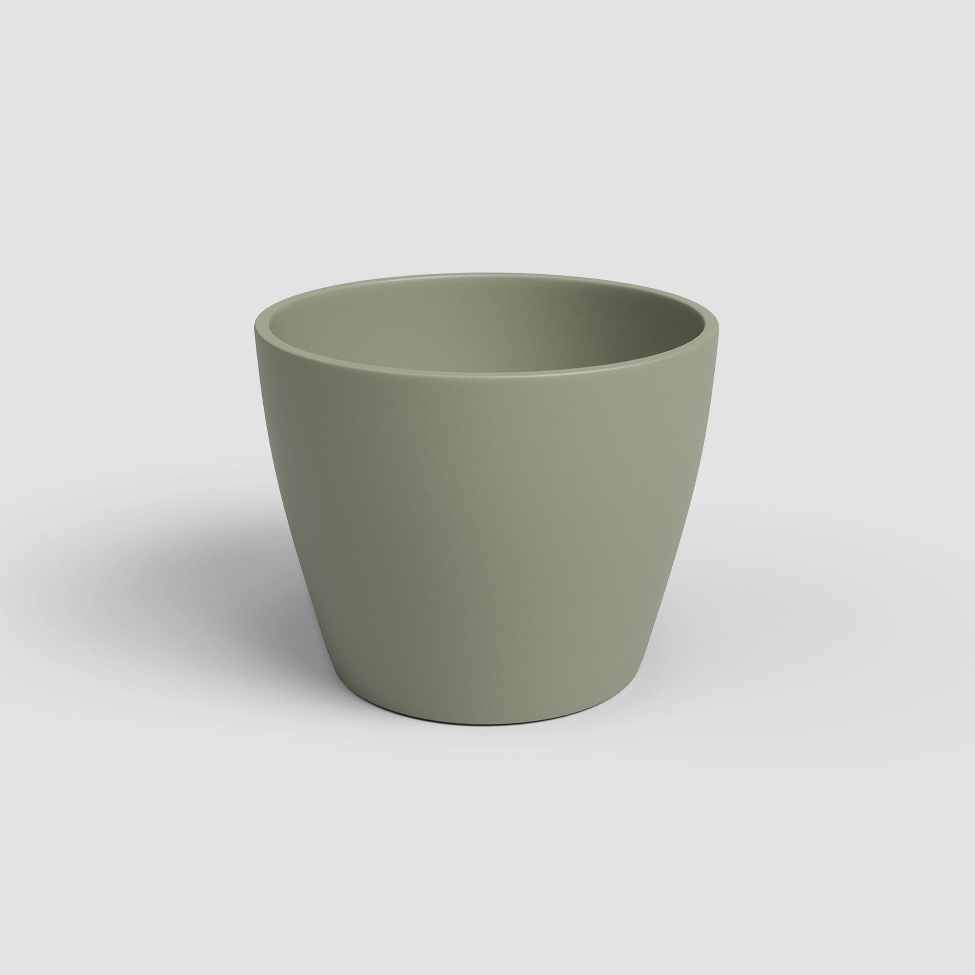 Maceta de cerámica nubia verde de 9cm