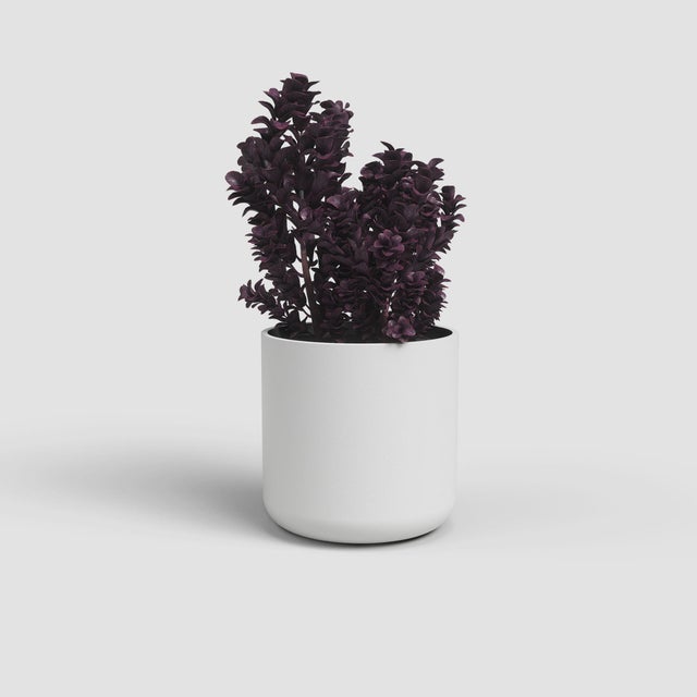 Maceta redonda de cerámica ARTEVASI JUNO ø 11.5 cm y 11 cm altura blanco