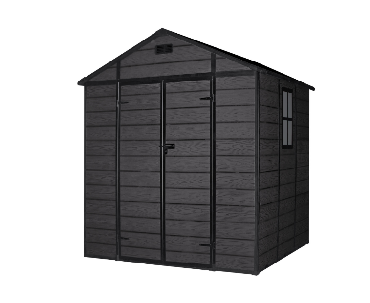 Caseta de resina one de 229.5x226.5x200 cm y 4.6 m2 con 12 mm espesor y doble puerta abatible hoggar