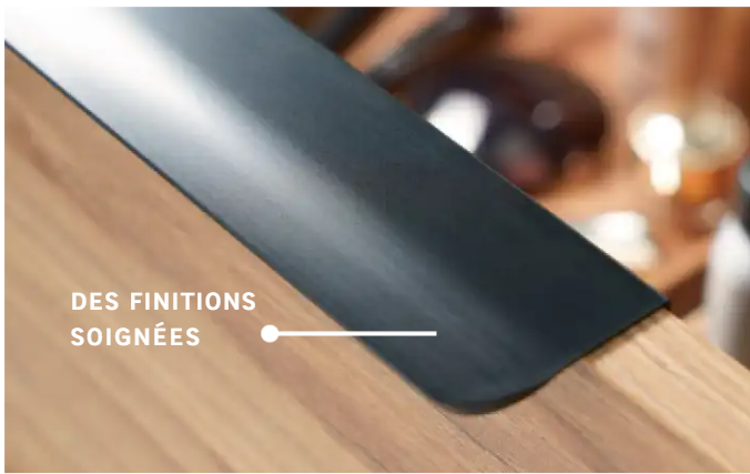 Meuble de salle de bains l.105 x H.64 x P.48 cm, effet chêne miel, Neo line - 7