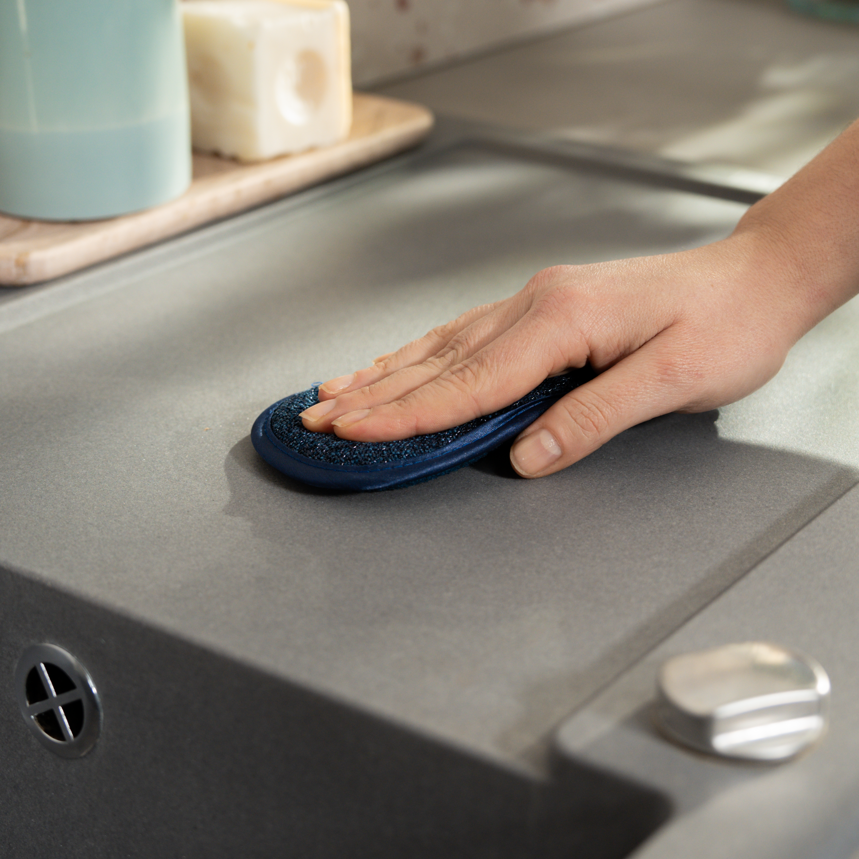 Lot de 3 Éponges XL lavable microfibre IMPACT réutilisable - 5