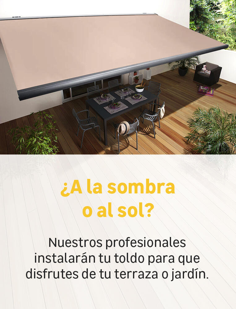 banner a la sombra o al sol