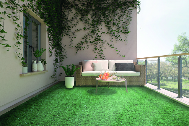 Erba sintetica 15 mm NORTENE GREEN LUBECK PRO 15 al rotolo 25 x 2 m, 50 m²