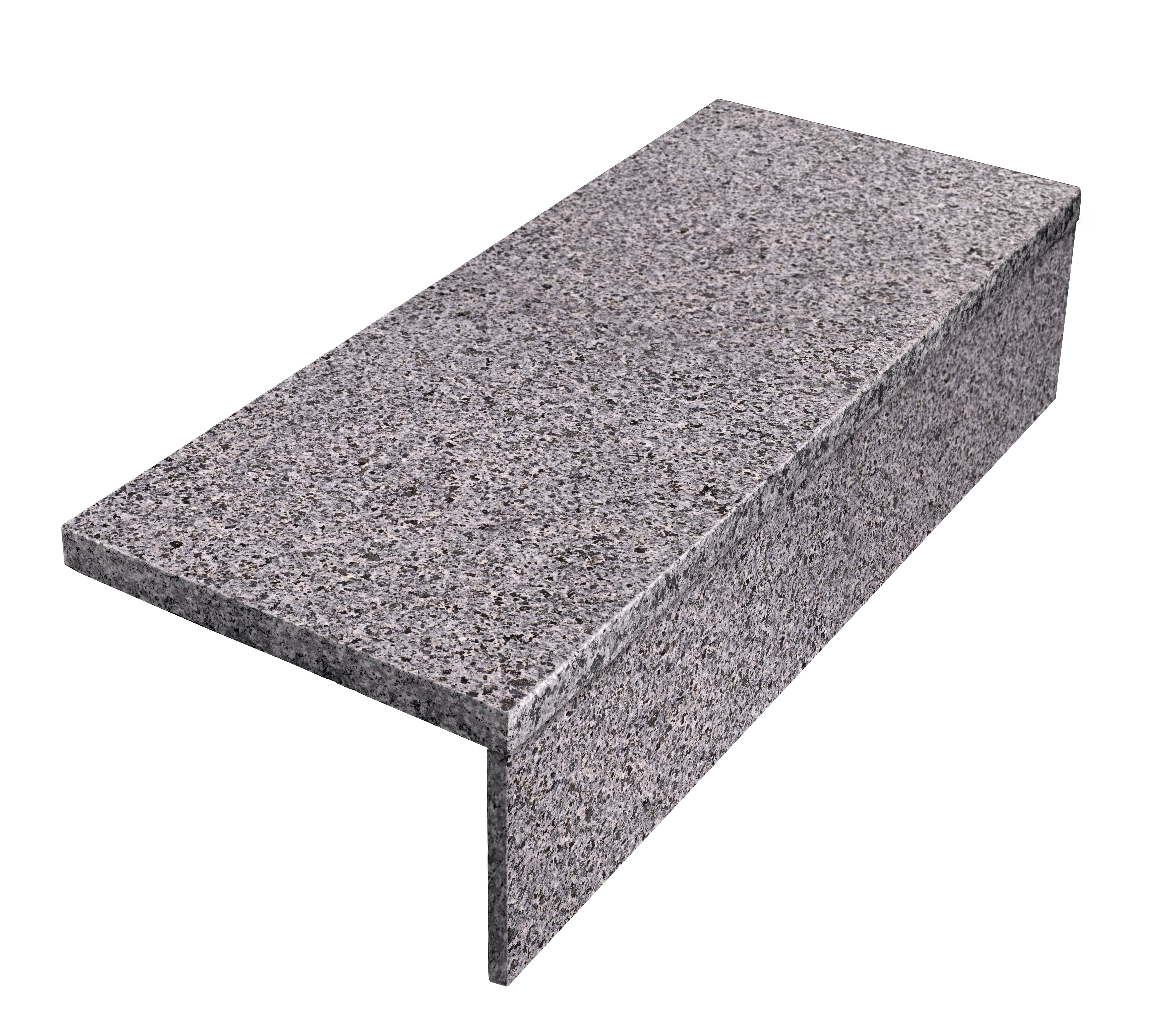 Schody granitowe 80 cm ciemnoszare stopnica+podstopnica DLH