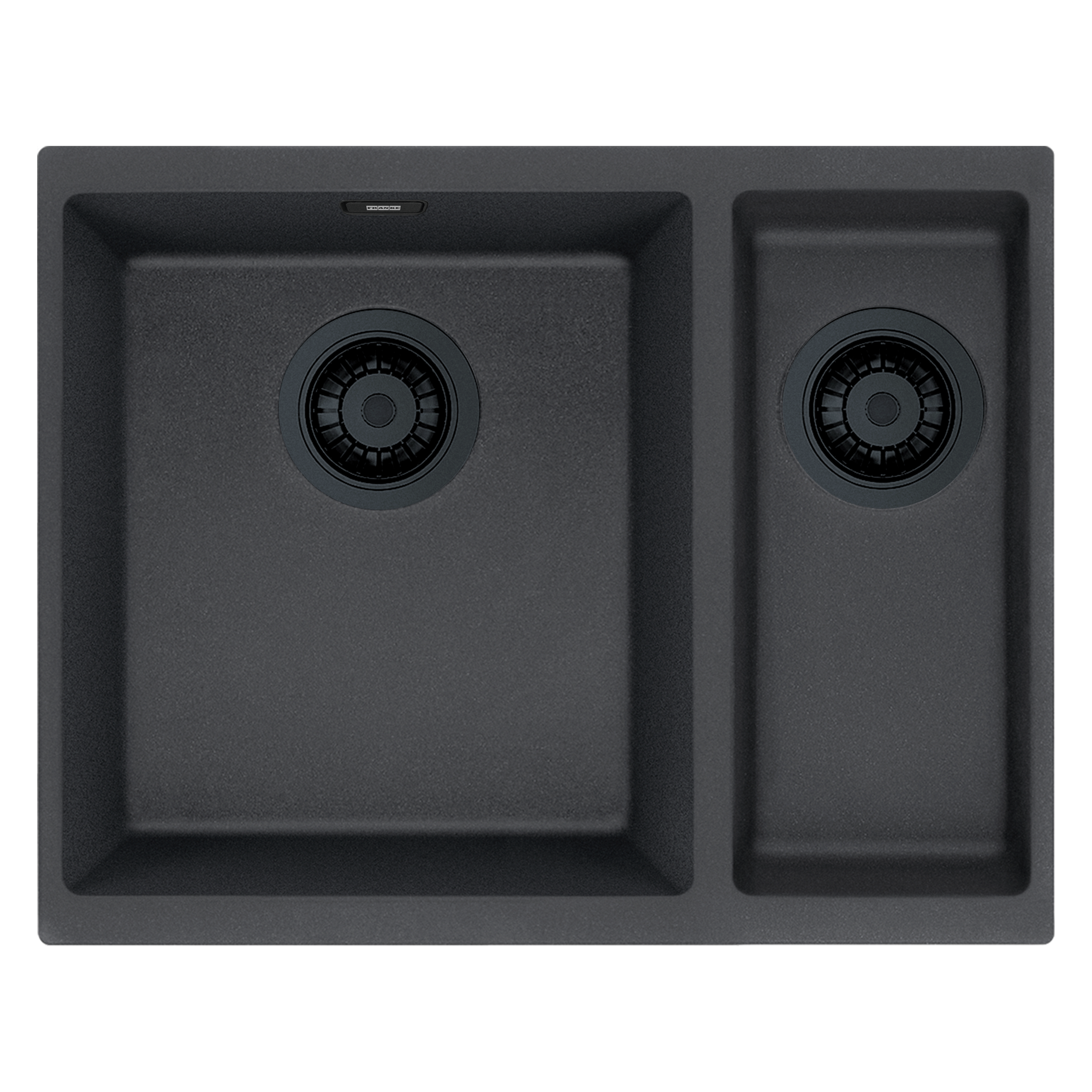 Zlewozmywak konglomeratowy półtorakomorowy podwieszany SID 56 onyx / czarny Franke