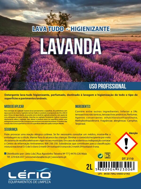 Lava tudo profissional lavanda 5 L Lério - 10
