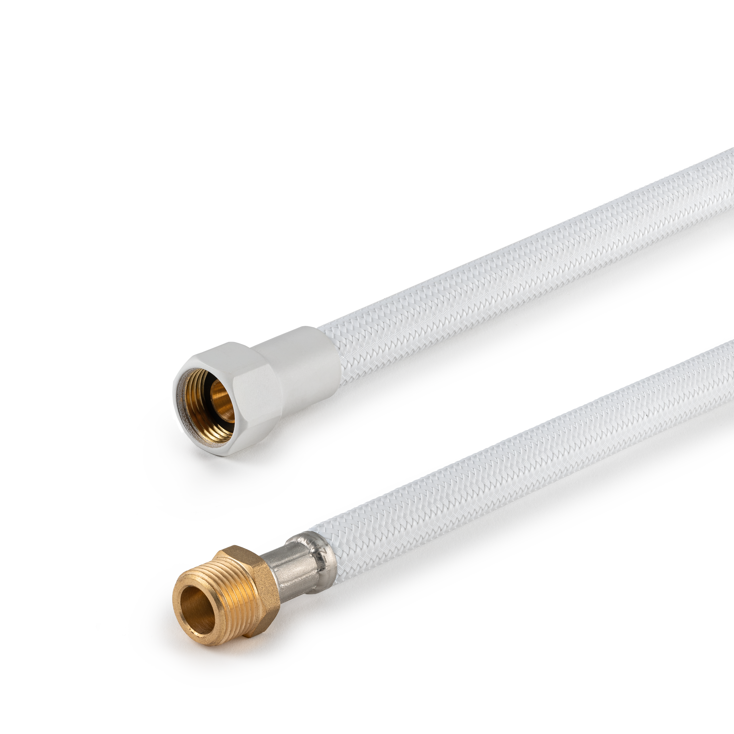 Flexible blanc mâle / femelle 3/8 (12/17