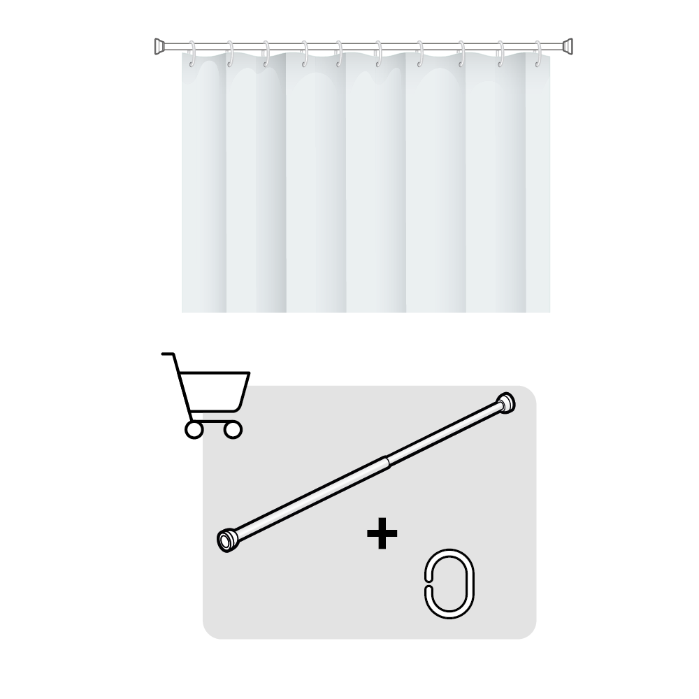 visuel barre et rideau douche - 2