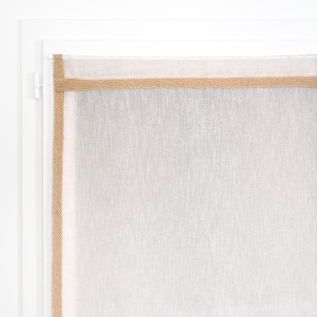 Vitrage tamisant, Zephyr, beige H.140 x l.60 cm