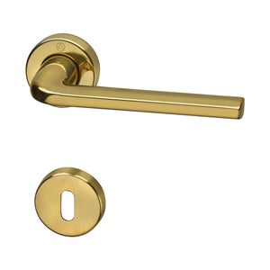 Maniglie Ghidini Milena In Ottone Lucido - Con Rosette E Bocchetta, 8 Mm - Foto 5