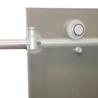 RAIL PARA PUERTA CORREDERA DE CRISTAL - 4