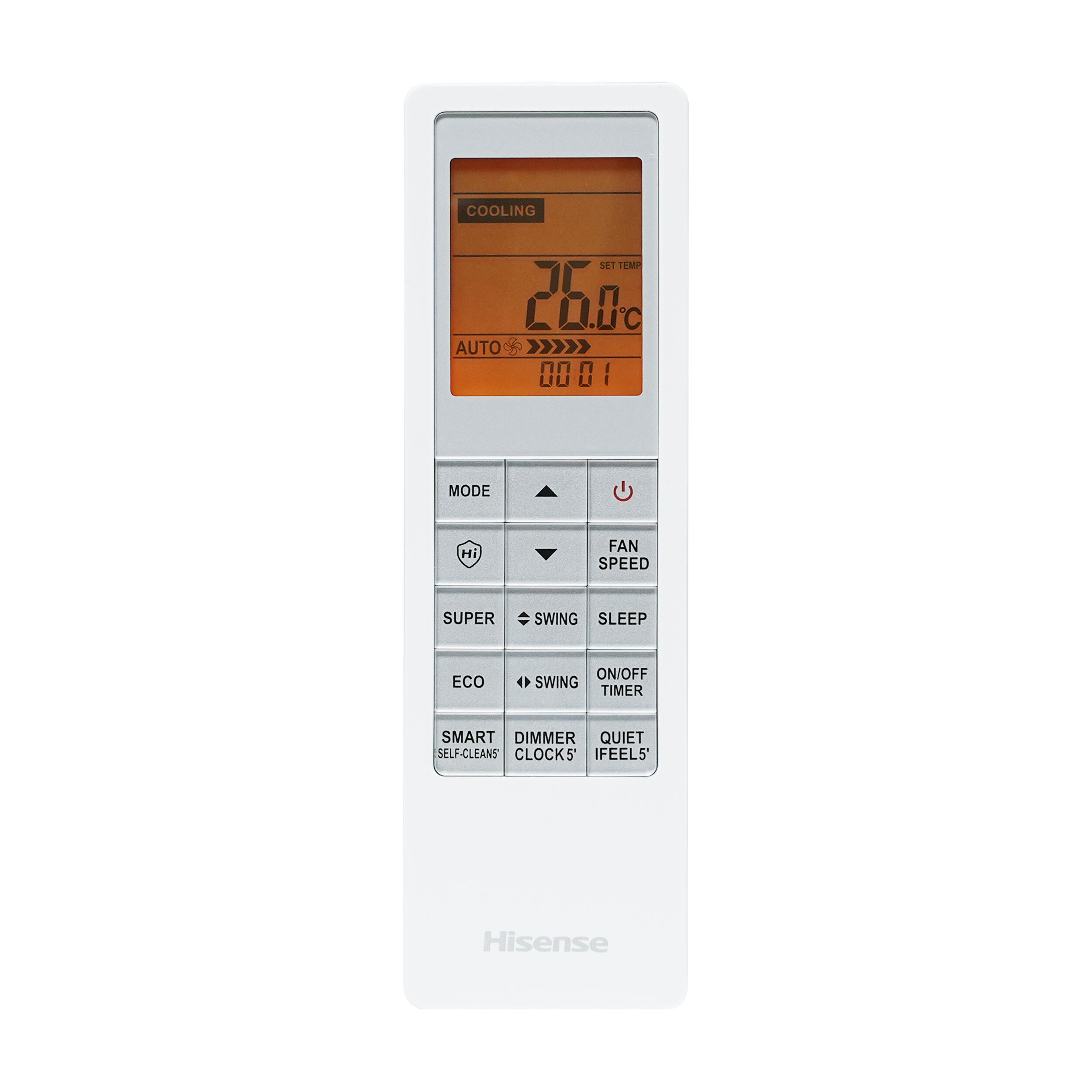 Unità interna climatizzatore HISENSE UNI AIR 12000 BTU classe di raffreddamento A+++, classe di riscaldamento A++, bianco - 4