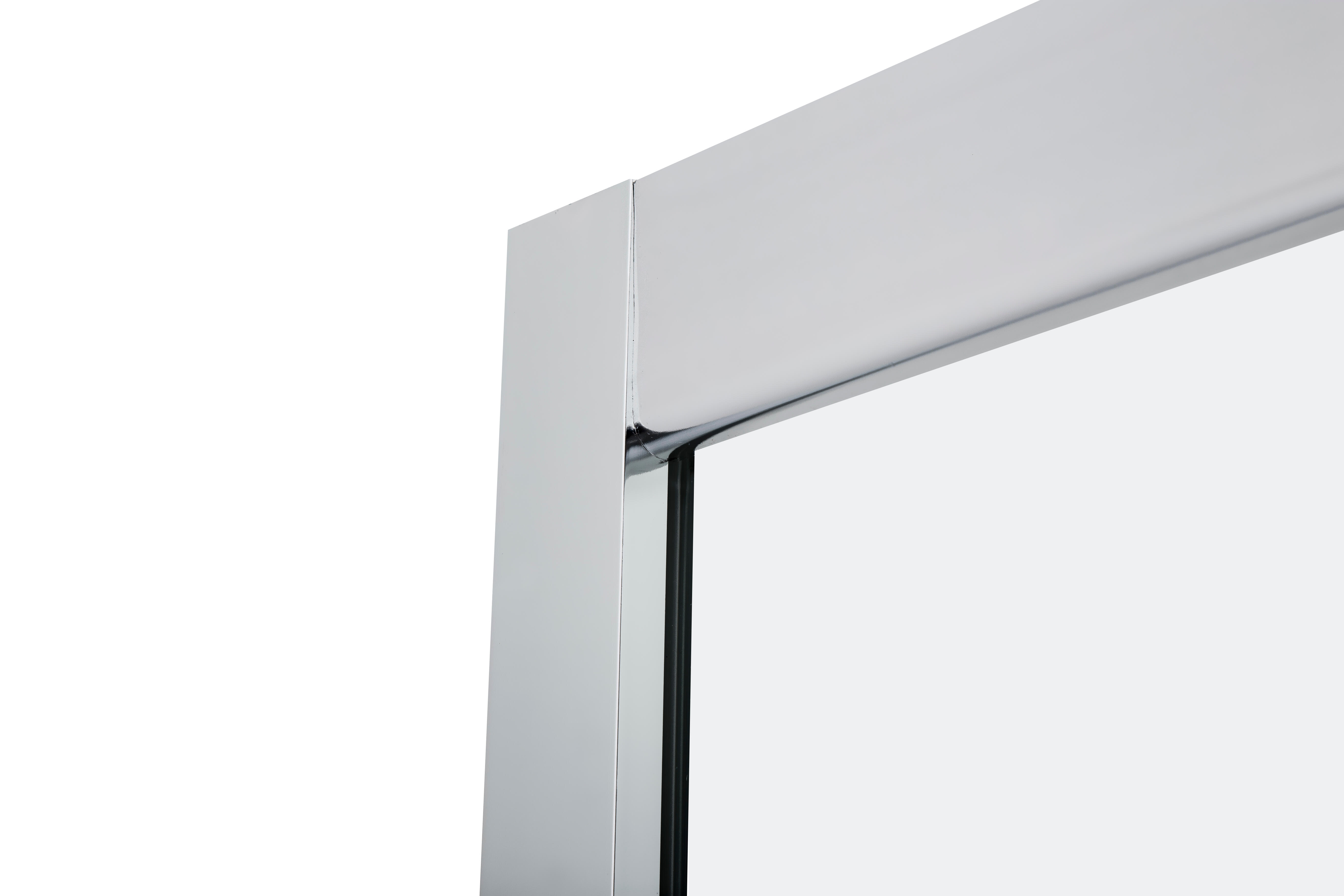 Kabina prysznicowa z brodzikiem półokrągła Kama 90 x 90 x 199 cm chrom Liveno - 3