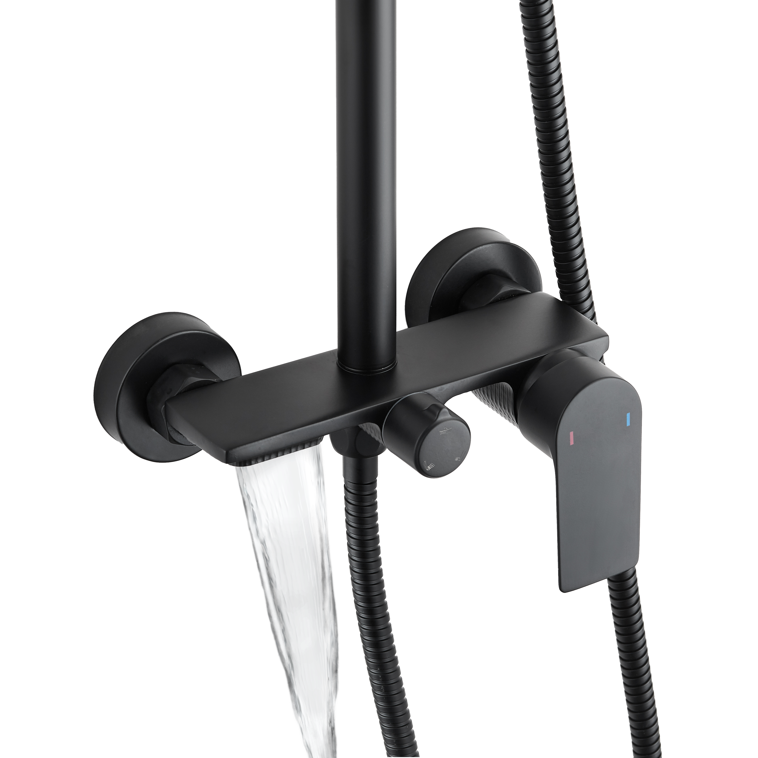 Kolumna prysznicowa z baterią Deja czarna Invena - 5