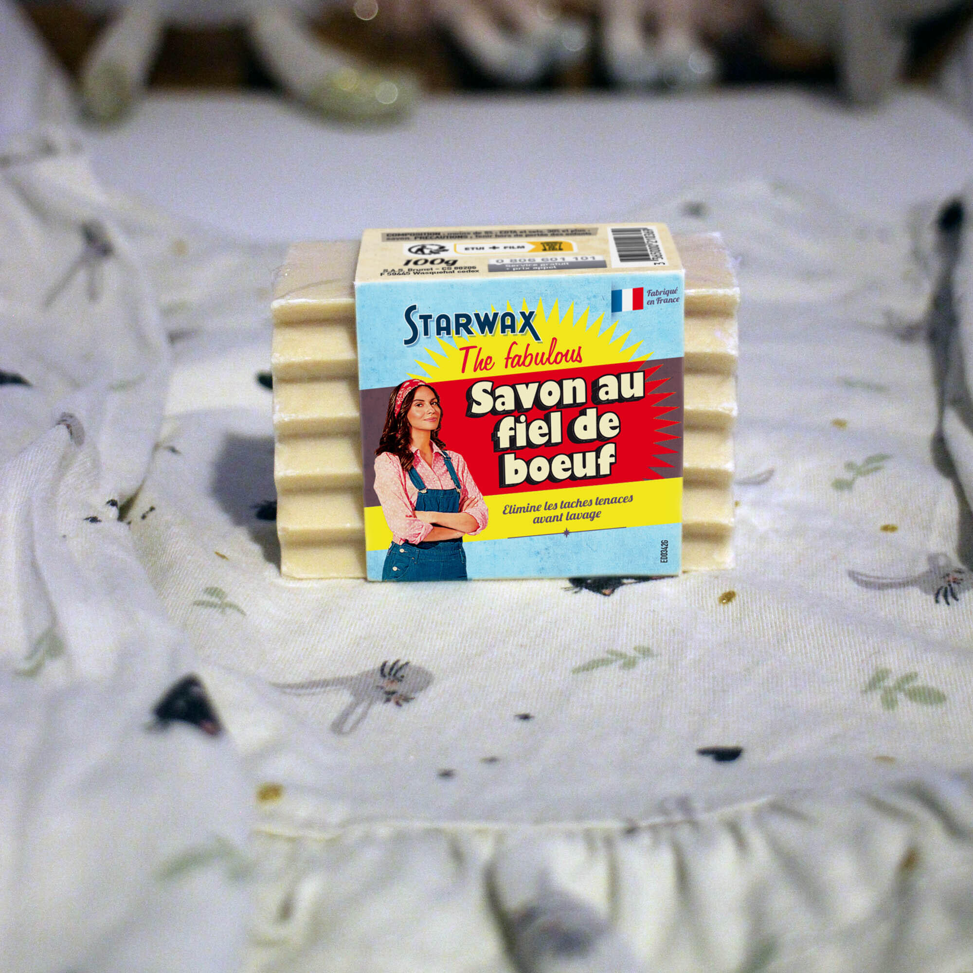 Fiel de boeuf THE FABULOUS Savon détachant, 100g - 2