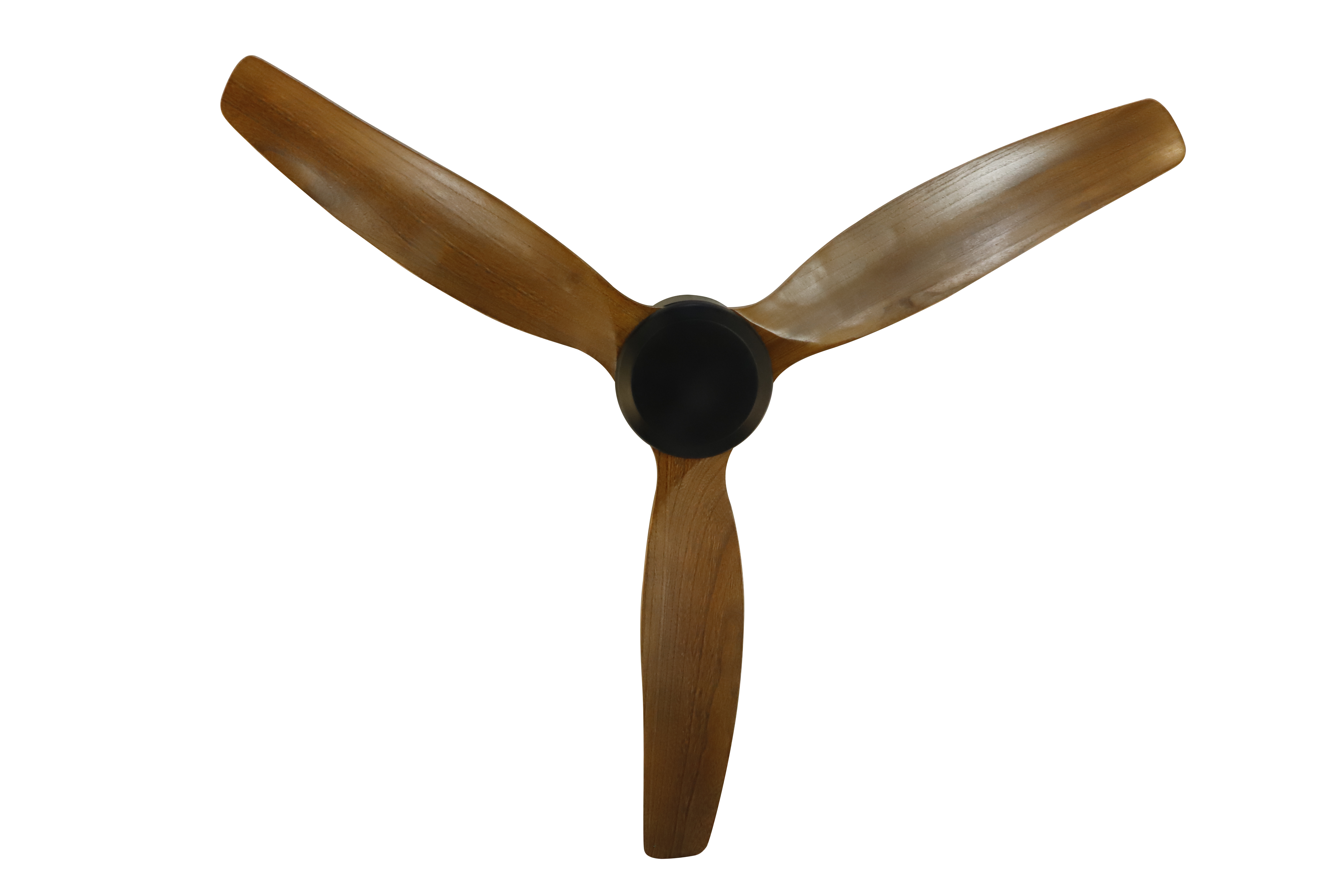 Ventoinha de teto com lâminas com fonte de luz 3 pás 122 CM LED 1800 lm preto 85-858-20-180 - 4