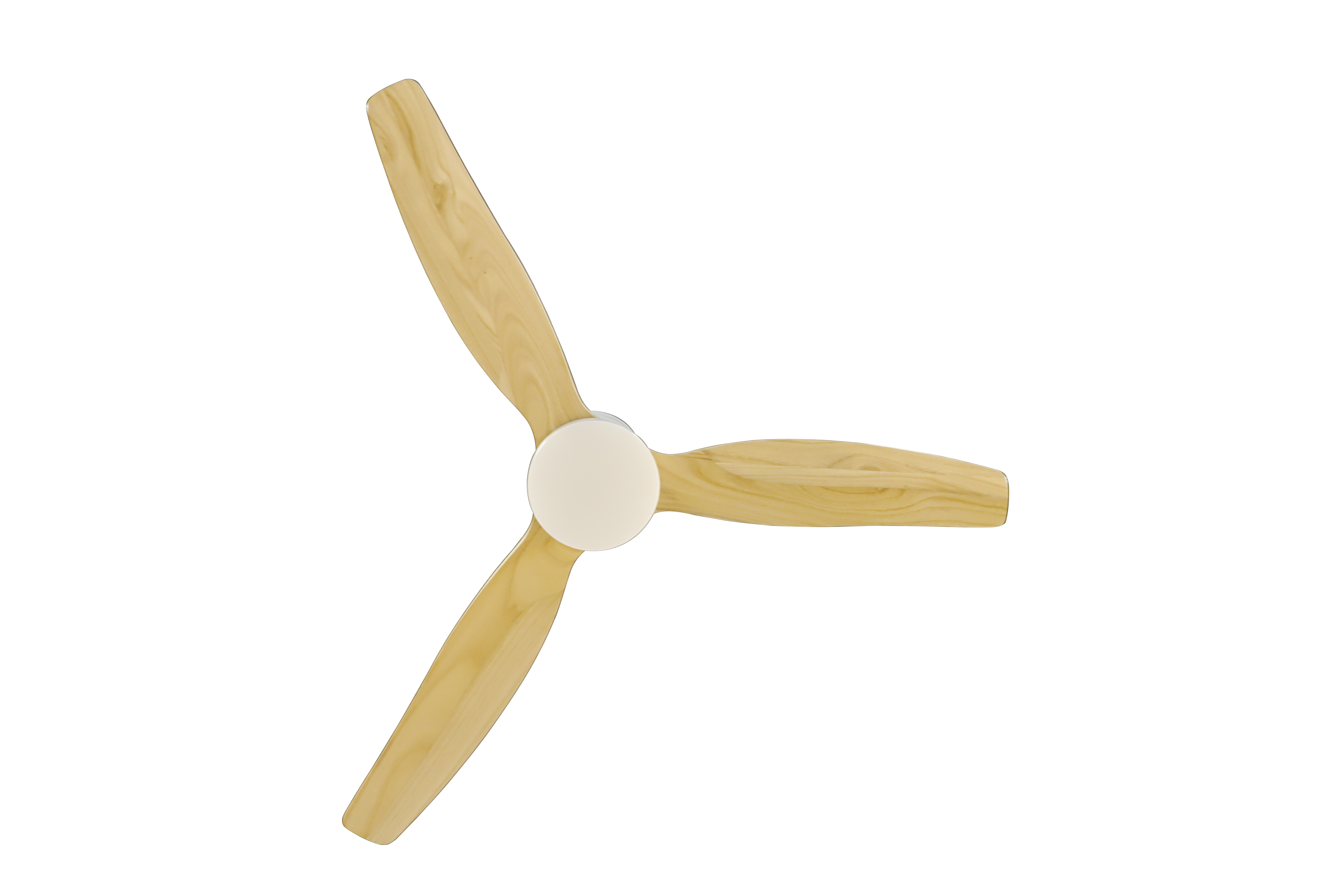 Ventoinha de teto com lâminas com fonte de luz 3 pás 122 CM LED 1800 lm branco 85-858-20-102 - 3