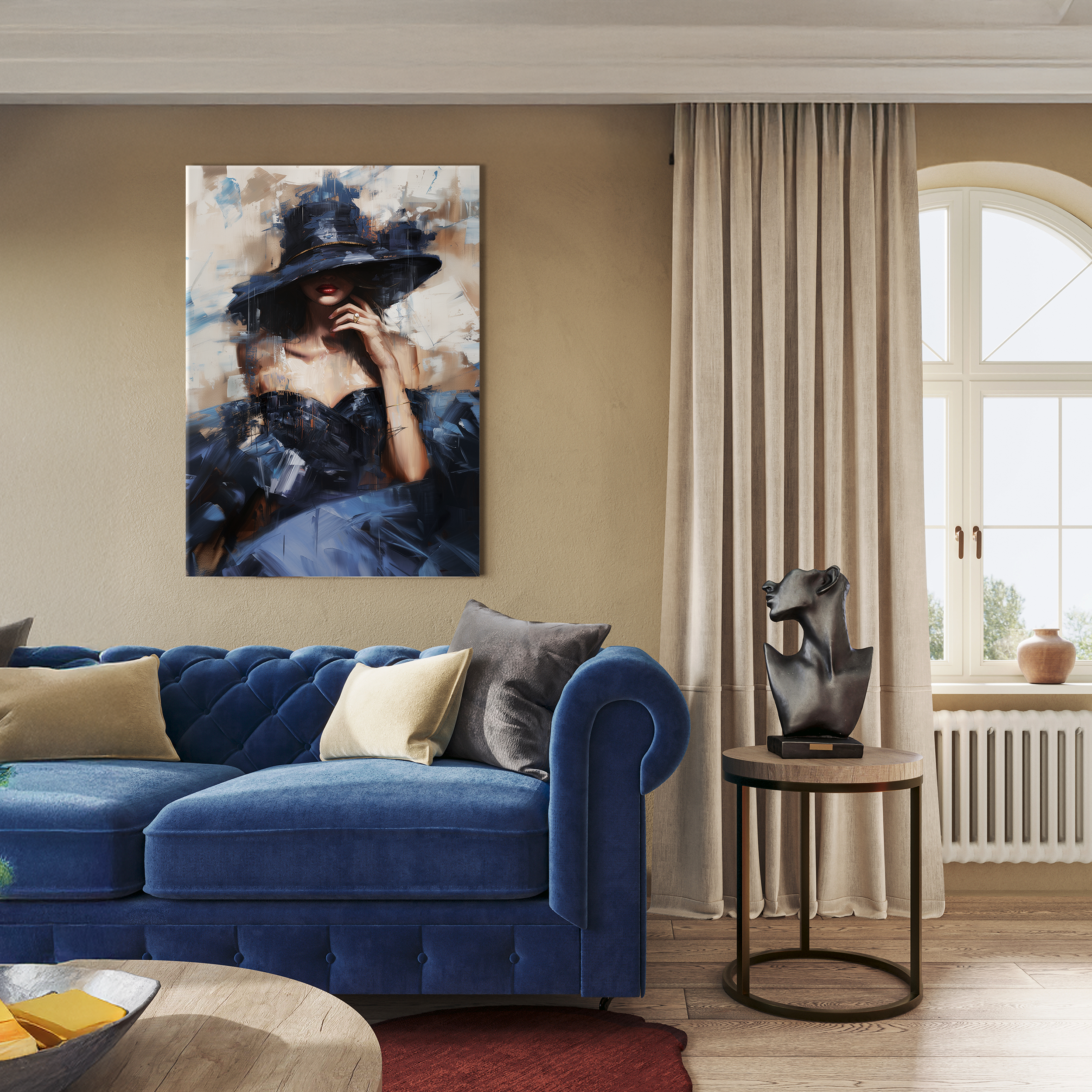 Kanwa Karla Blue Hat 70 x 100 cm - 2