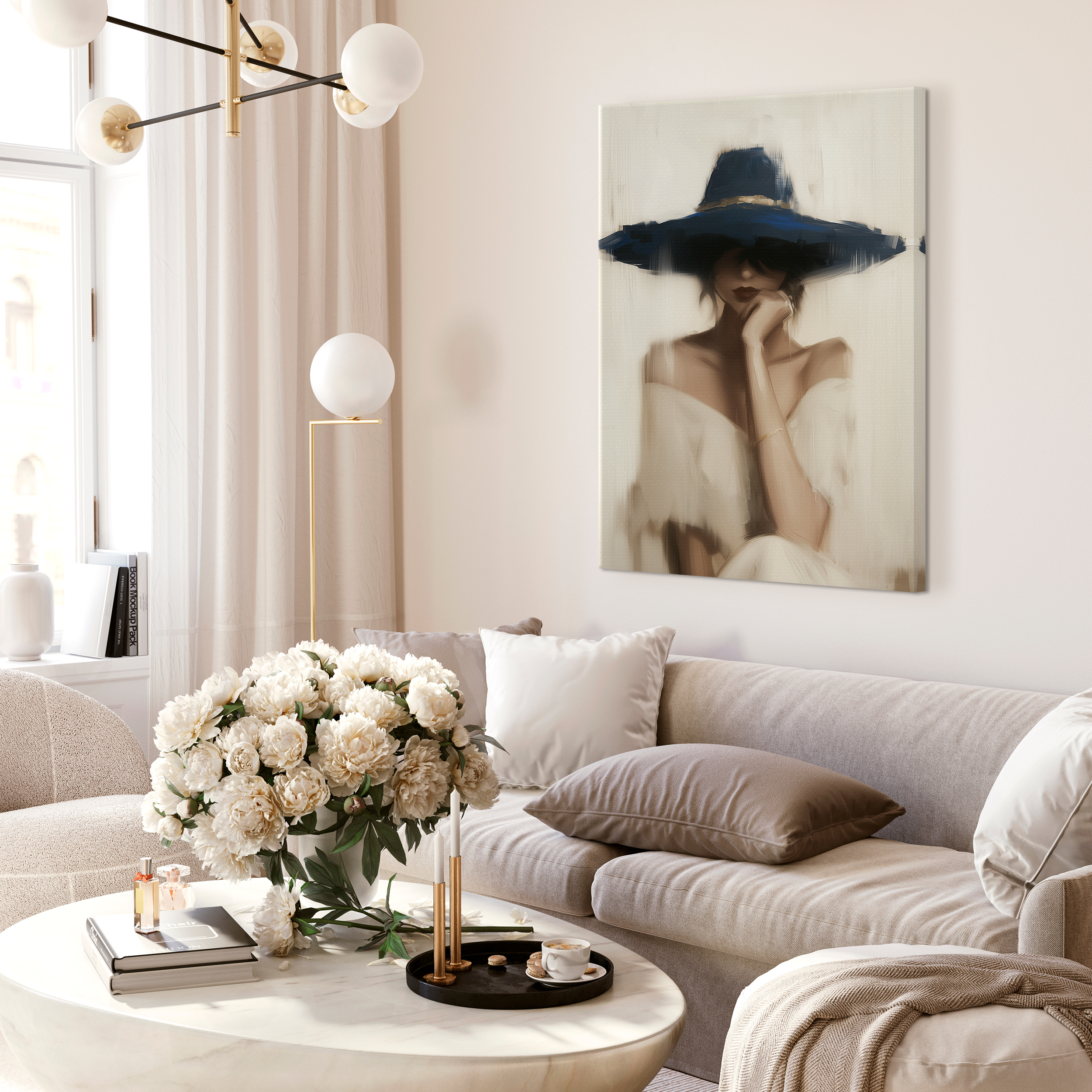 Kanwa Blue Hat 70 x 100 cm - 4