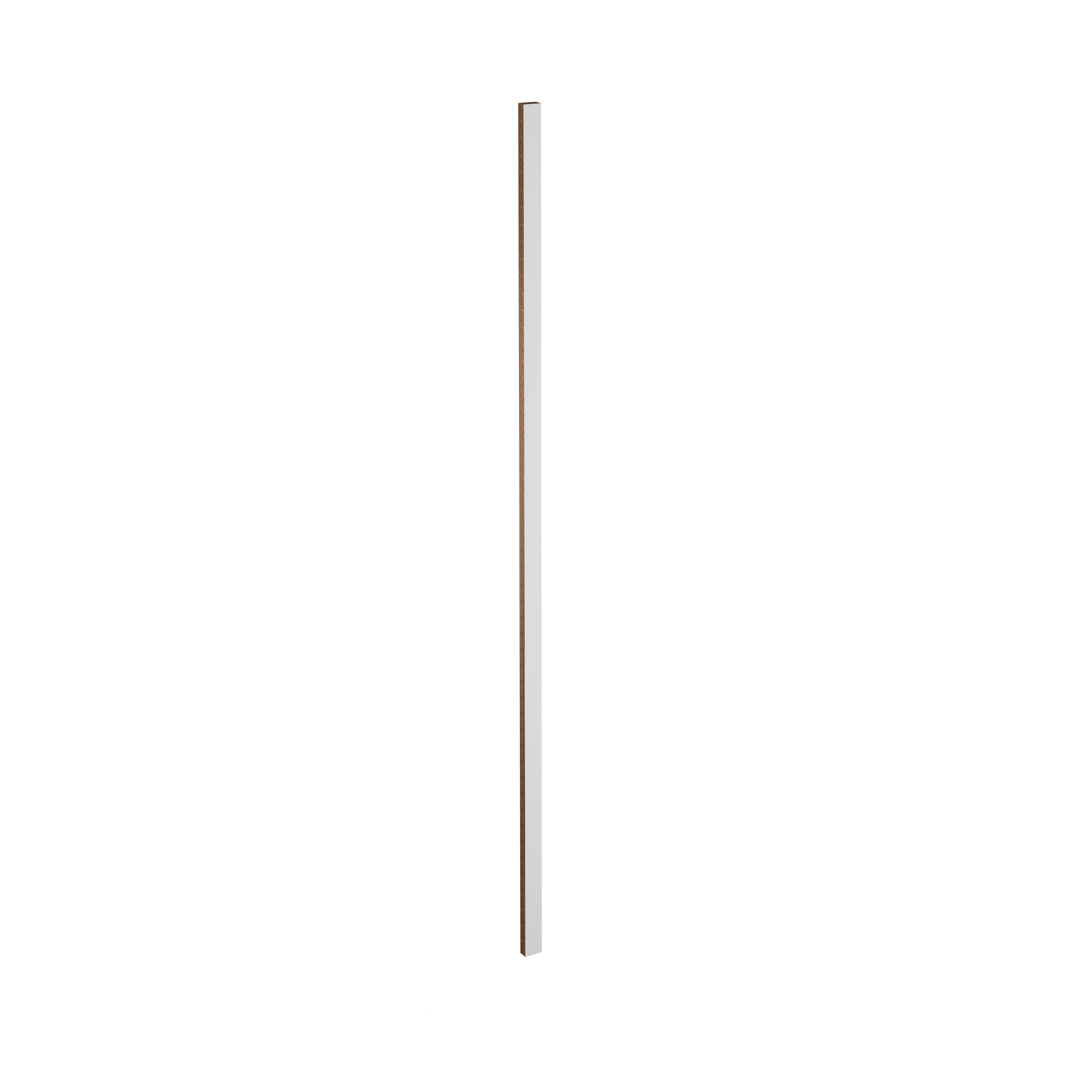 Blenda do drzwi przesuwnych biała 6x265 cm Kolm
