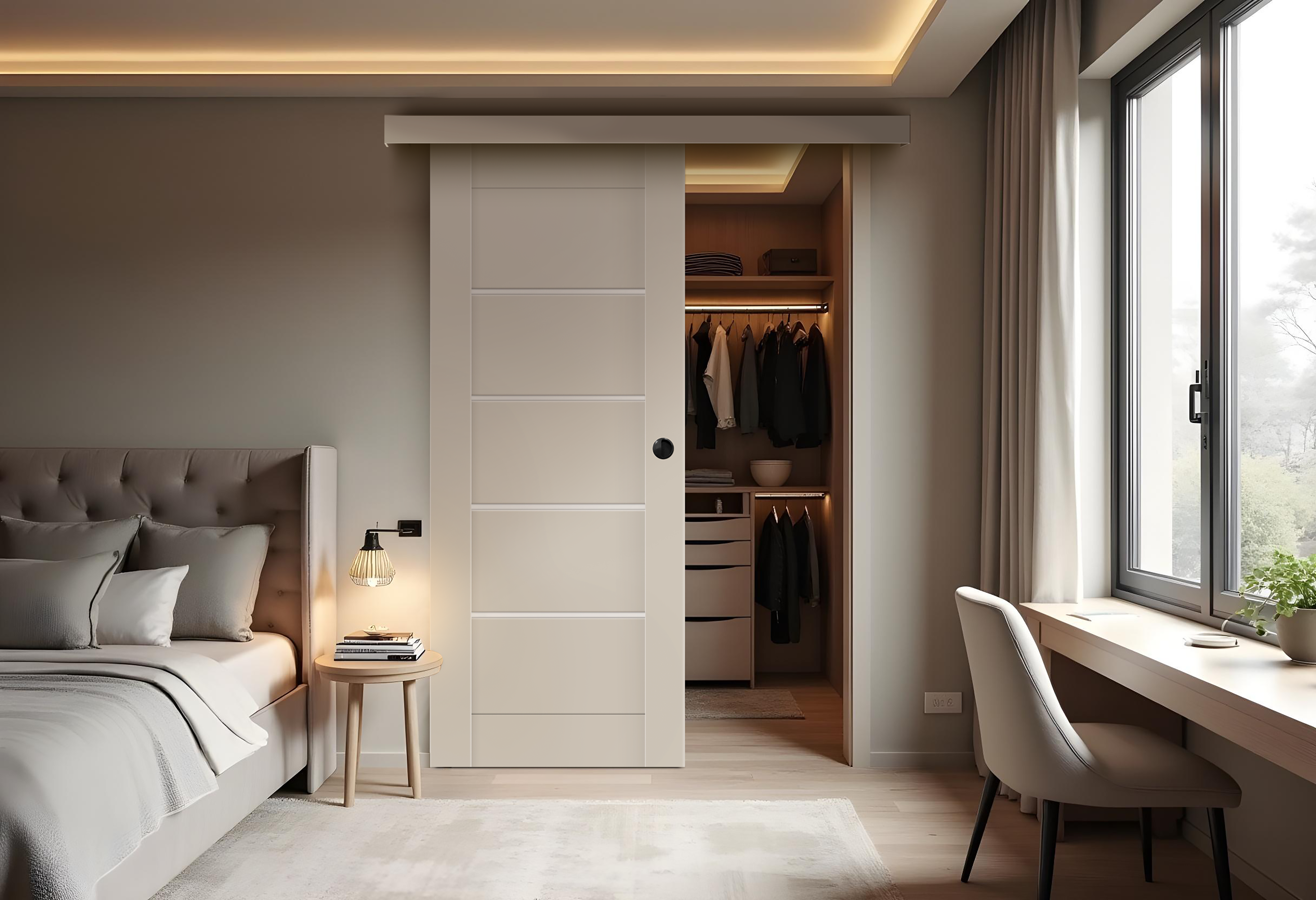 Drzwi przesuwne pokojowe Vinci Cashmere 90 lewe Voster - 2