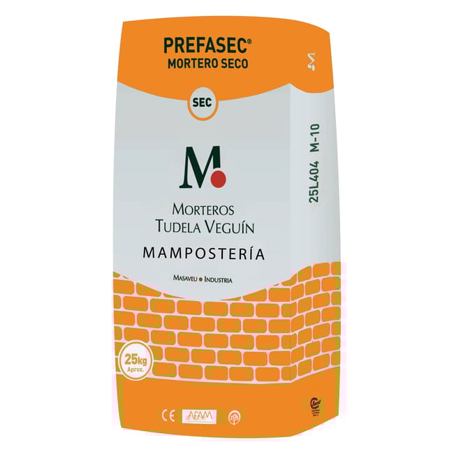 MORTERO SECO M-10 TUDELA 25 KG - 1