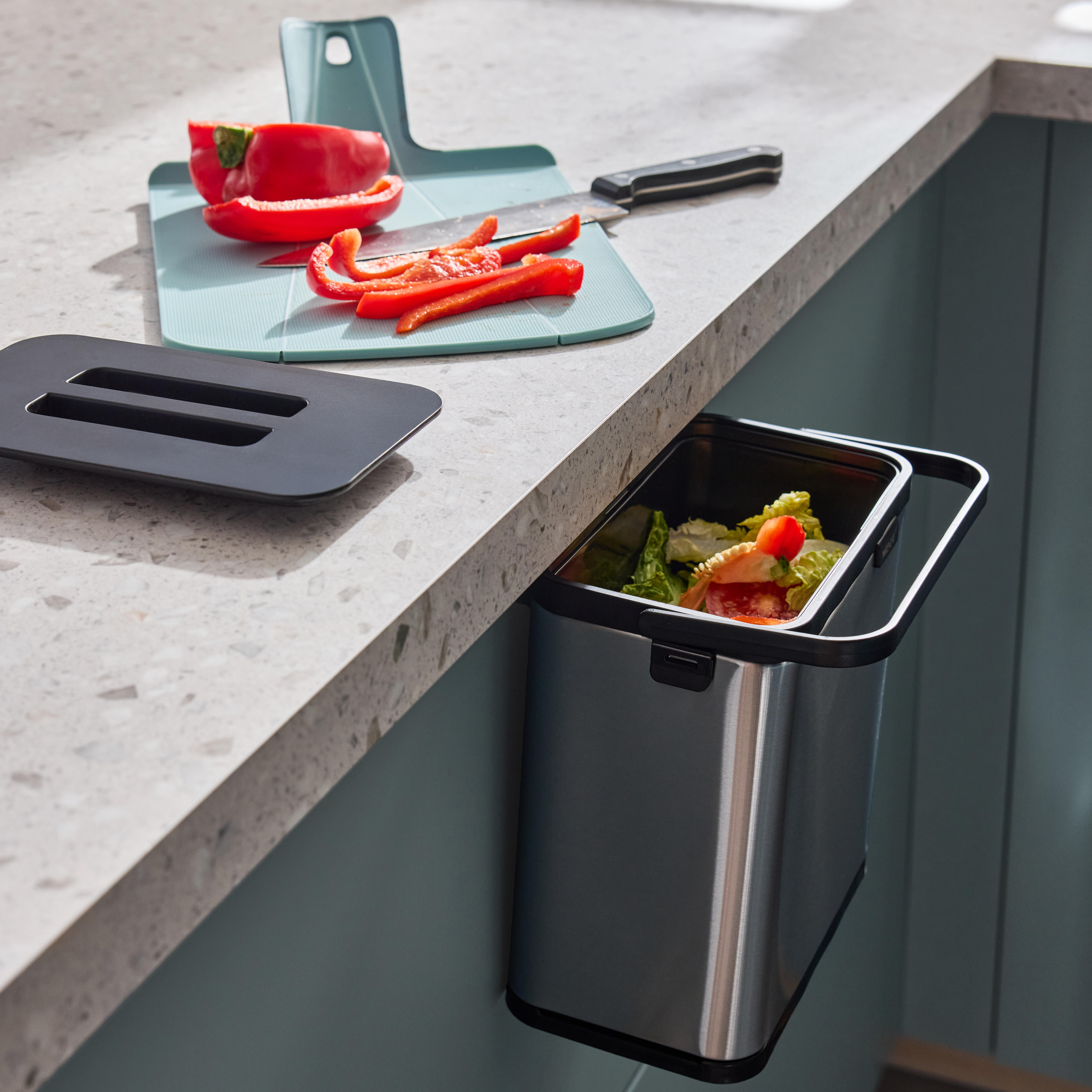 Planche à découper pliable JOSEPH JOSEPH bleu l.32.5 x L.26 cm - 3