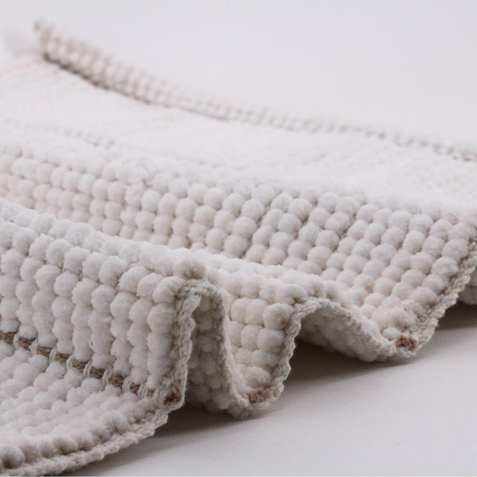 Tapis de bain l.50 x L.80 cm ivoire Felipe AZAO - 3