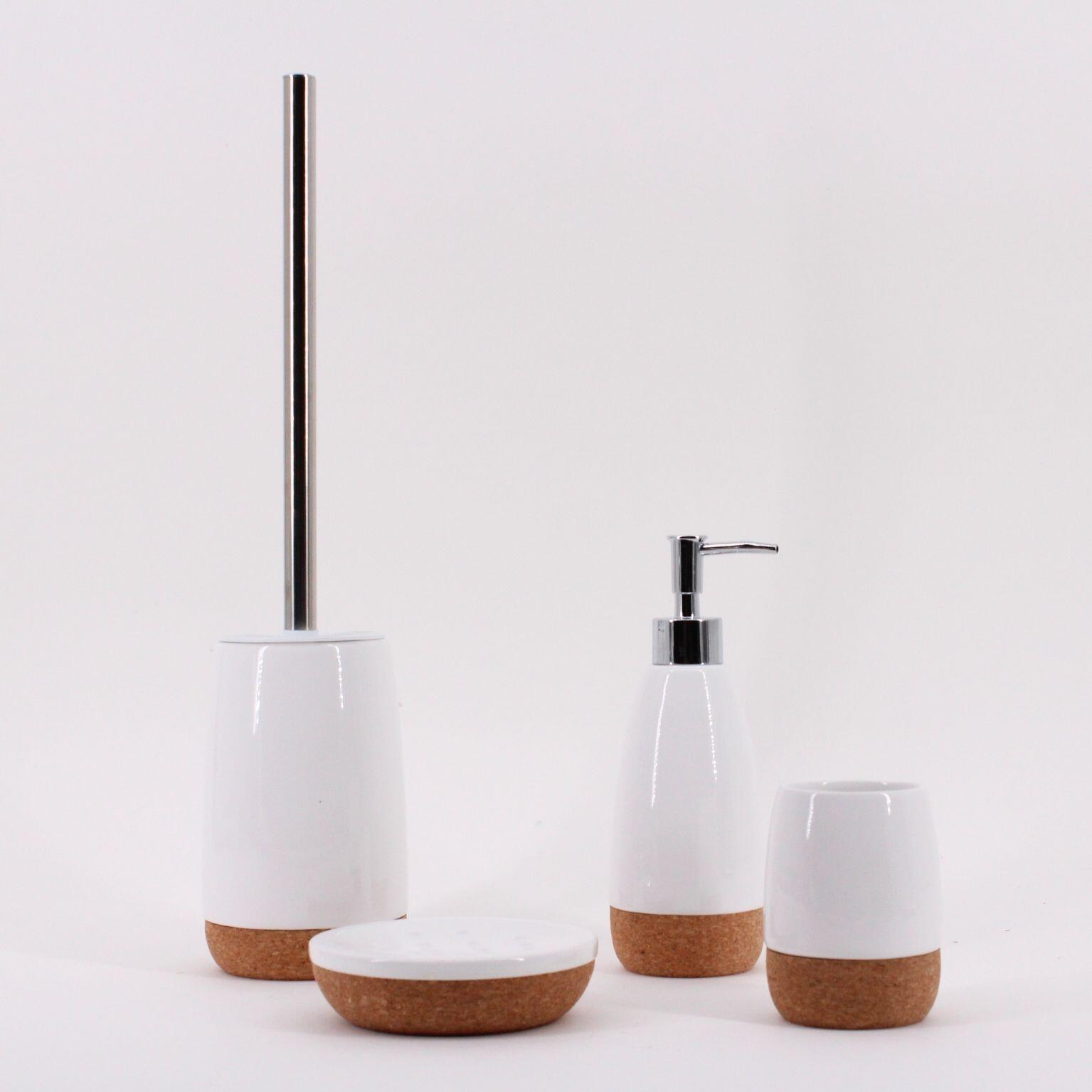 Gobelet de salle de bains Odemira blanc NORASIA - 3