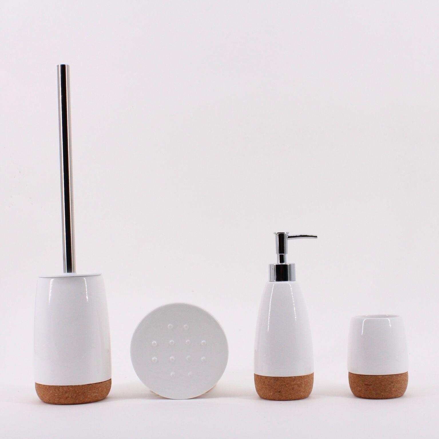 Gobelet de salle de bains Odemira blanc NORASIA - 2