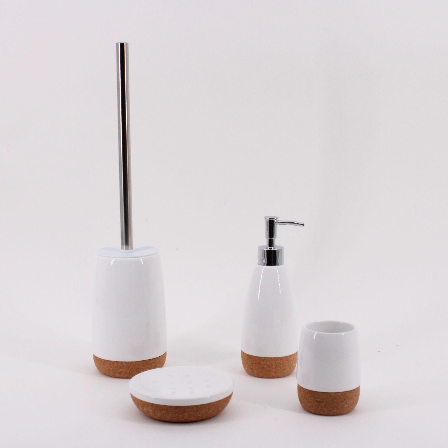 Gobelet de salle de bains Odemira blanc NORASIA - 4