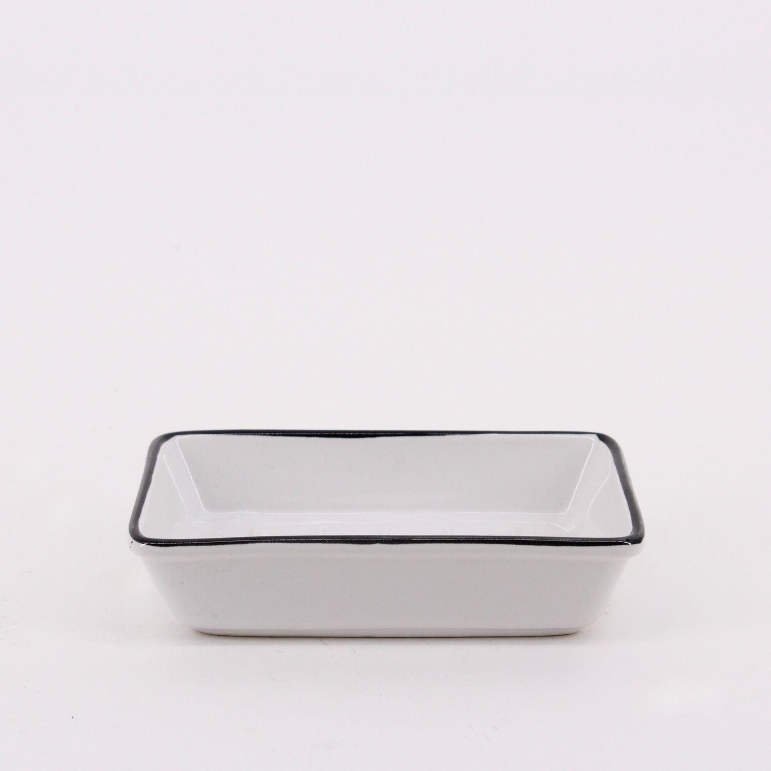 Porte-savon céramique Marcel, noir et blanc - 7