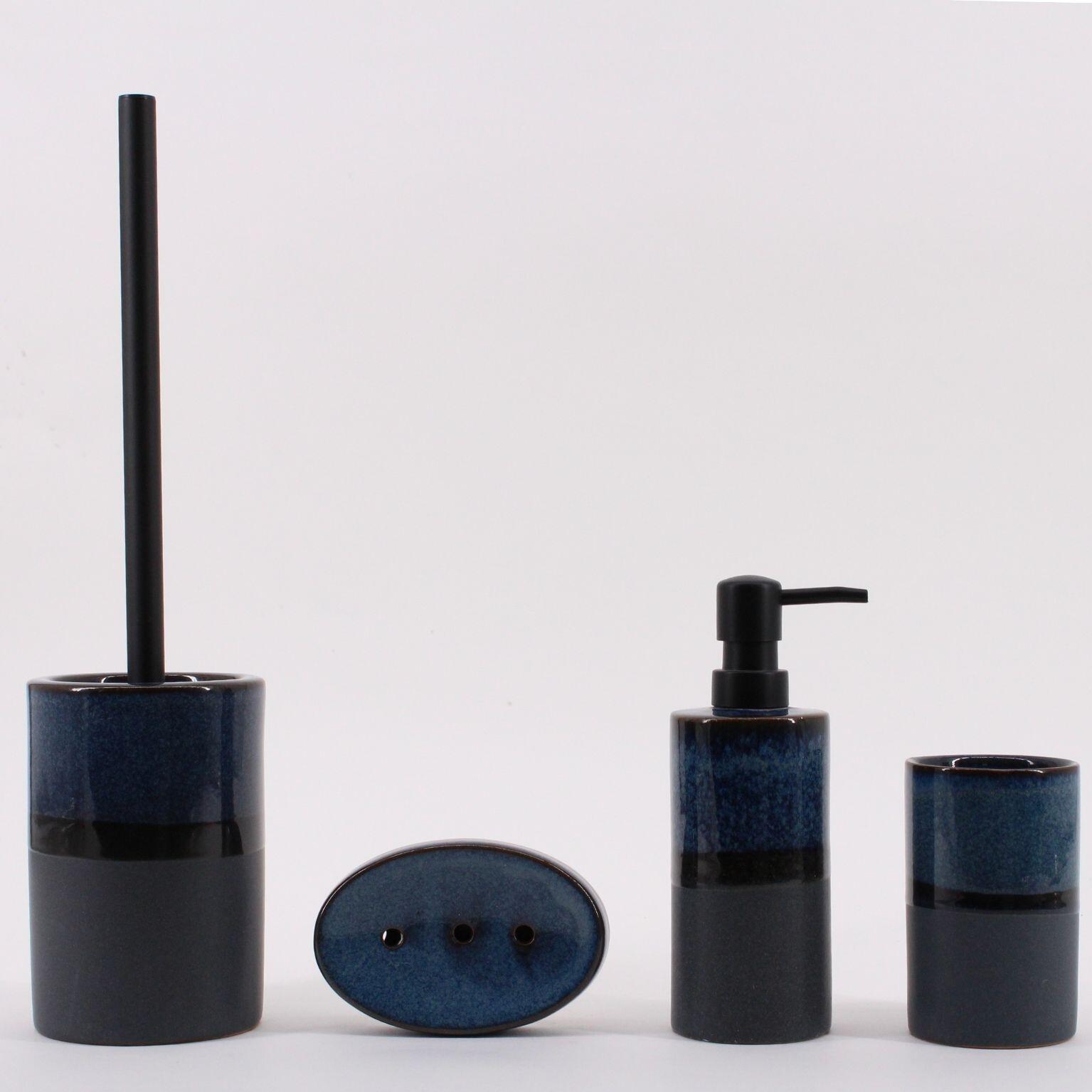 Piaçaba azul 11,5x11,5x37 cm Otto - 4