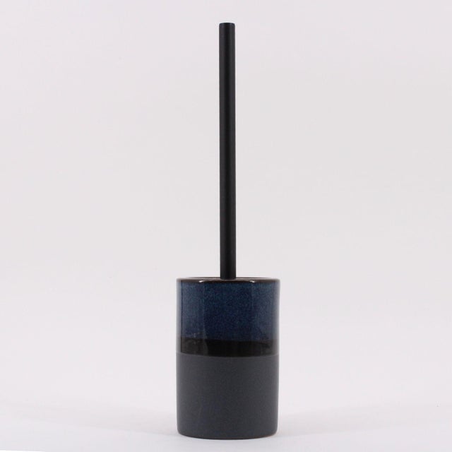 Pot avec brosse WC intégrée bleu Otto AZAO