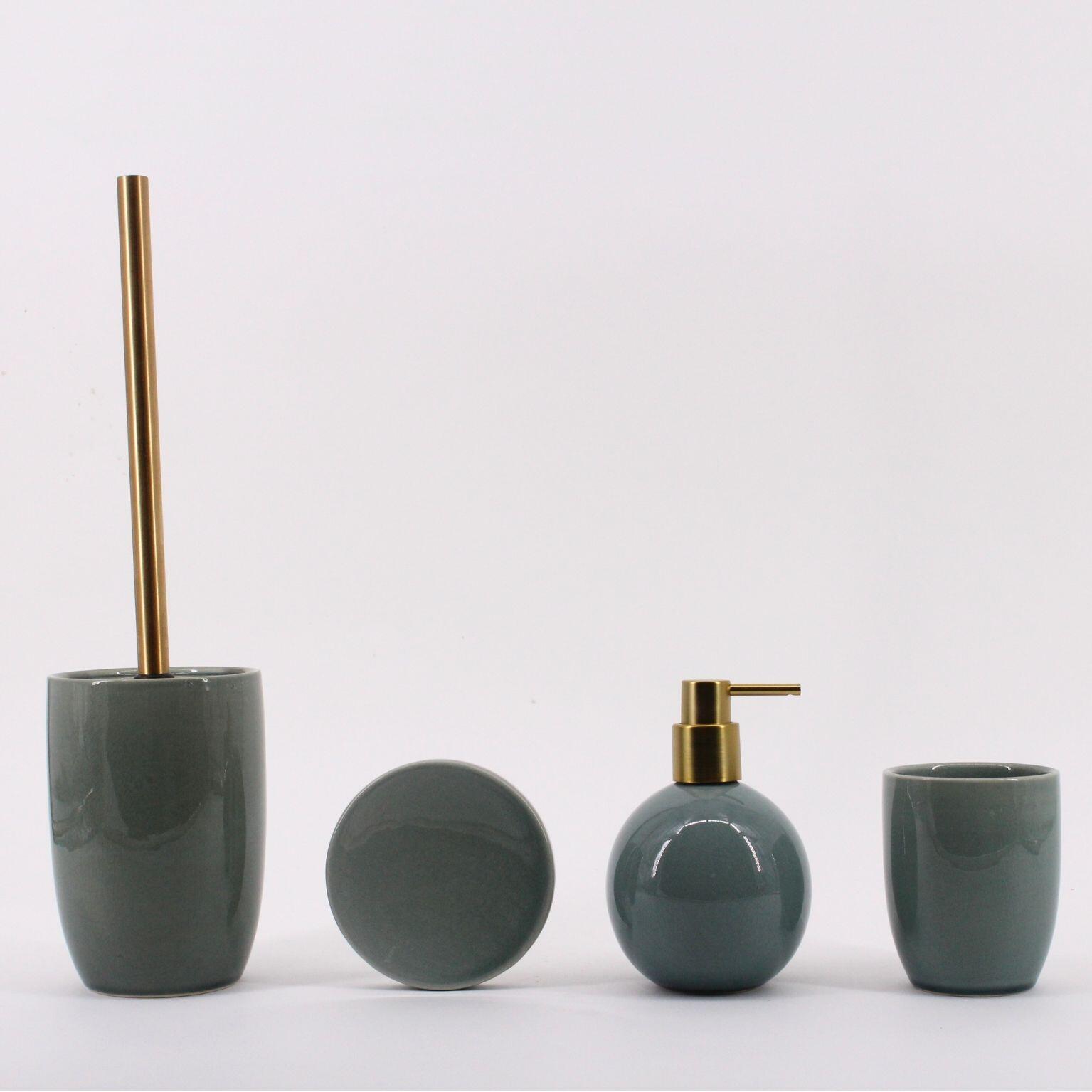 Distributeur de savon céramique vert Tidiane AZAO - 3