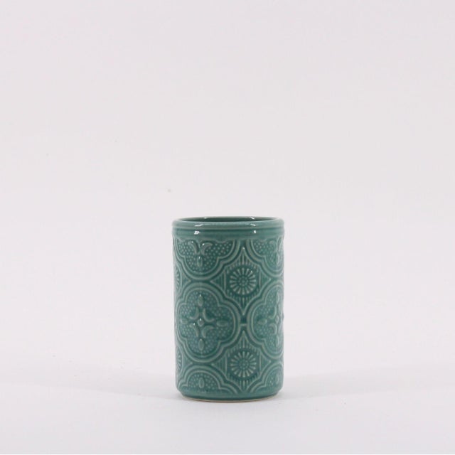 Gobelet de salle de bains Solena vert NORASIA