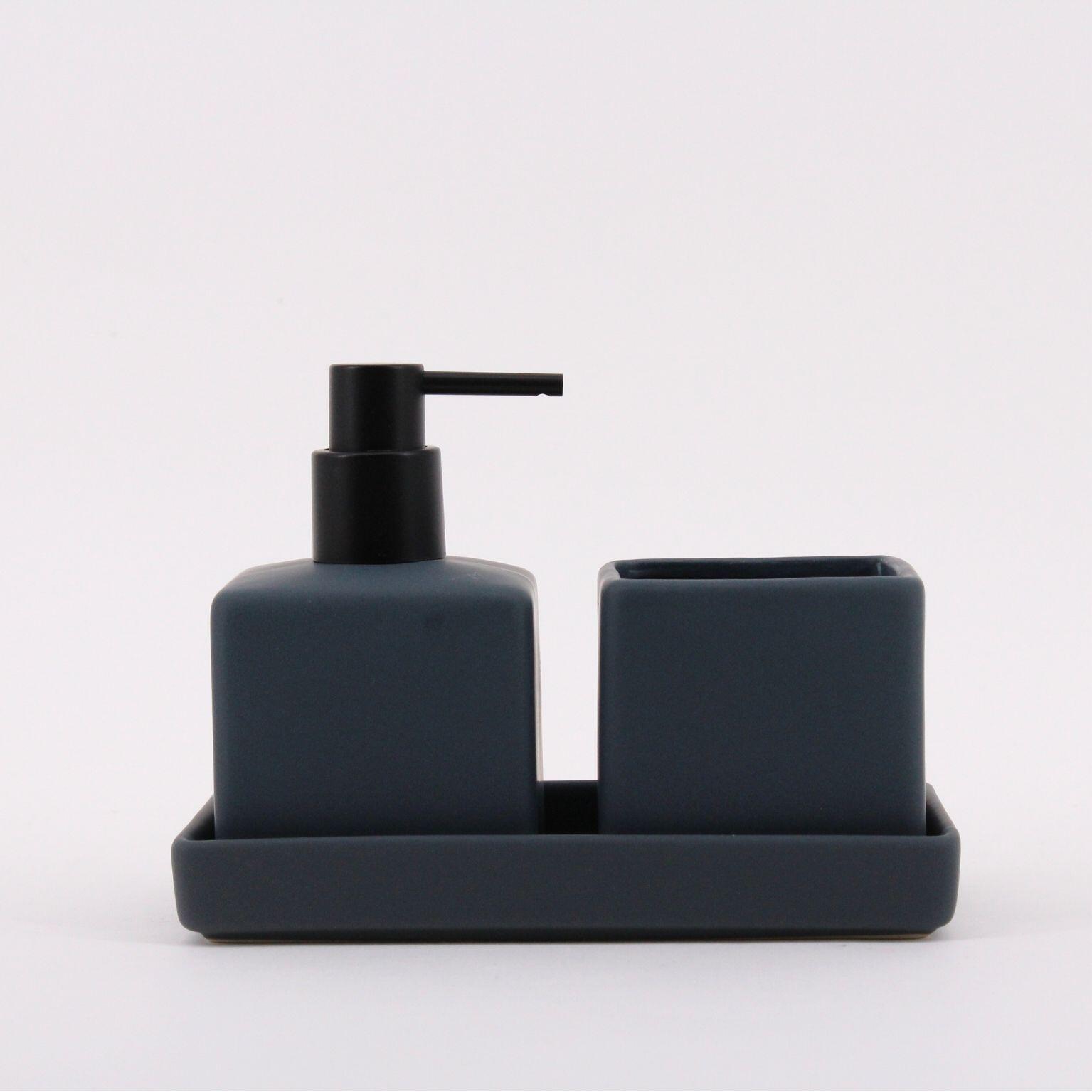 Dispensador de sabão azul Carry - 5