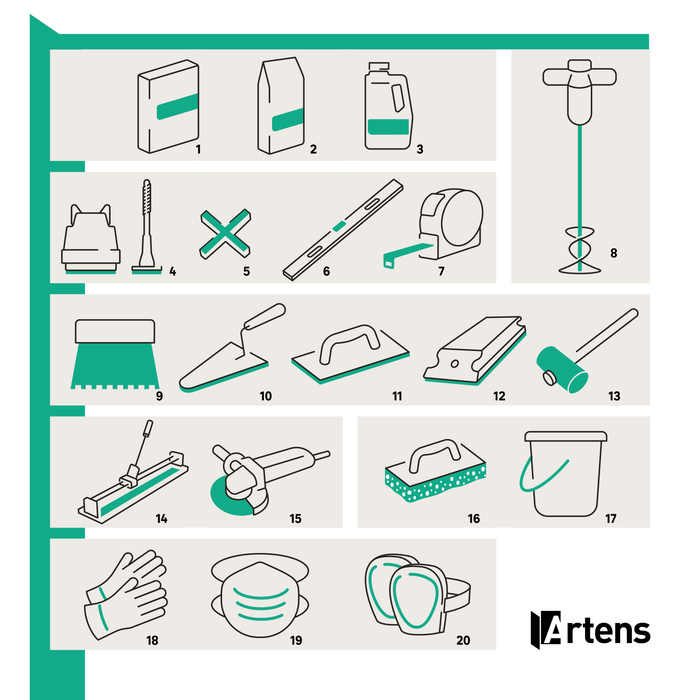 Les indispensables pour votre pose de carrelage réussie