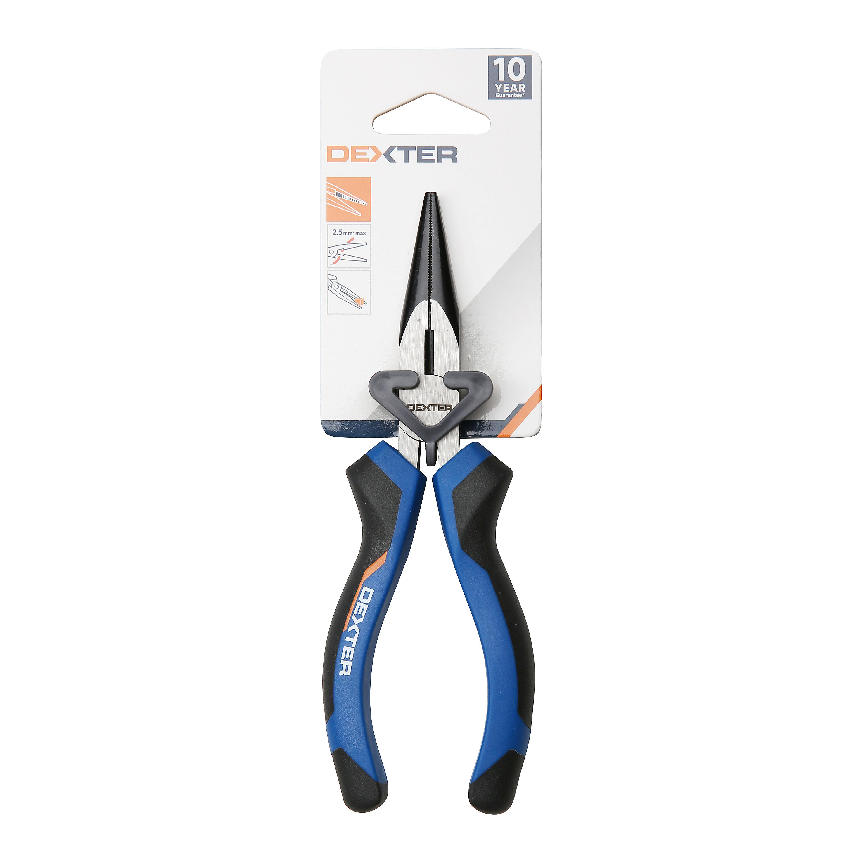 Alicate Dexter ponta larga 160mm - 8