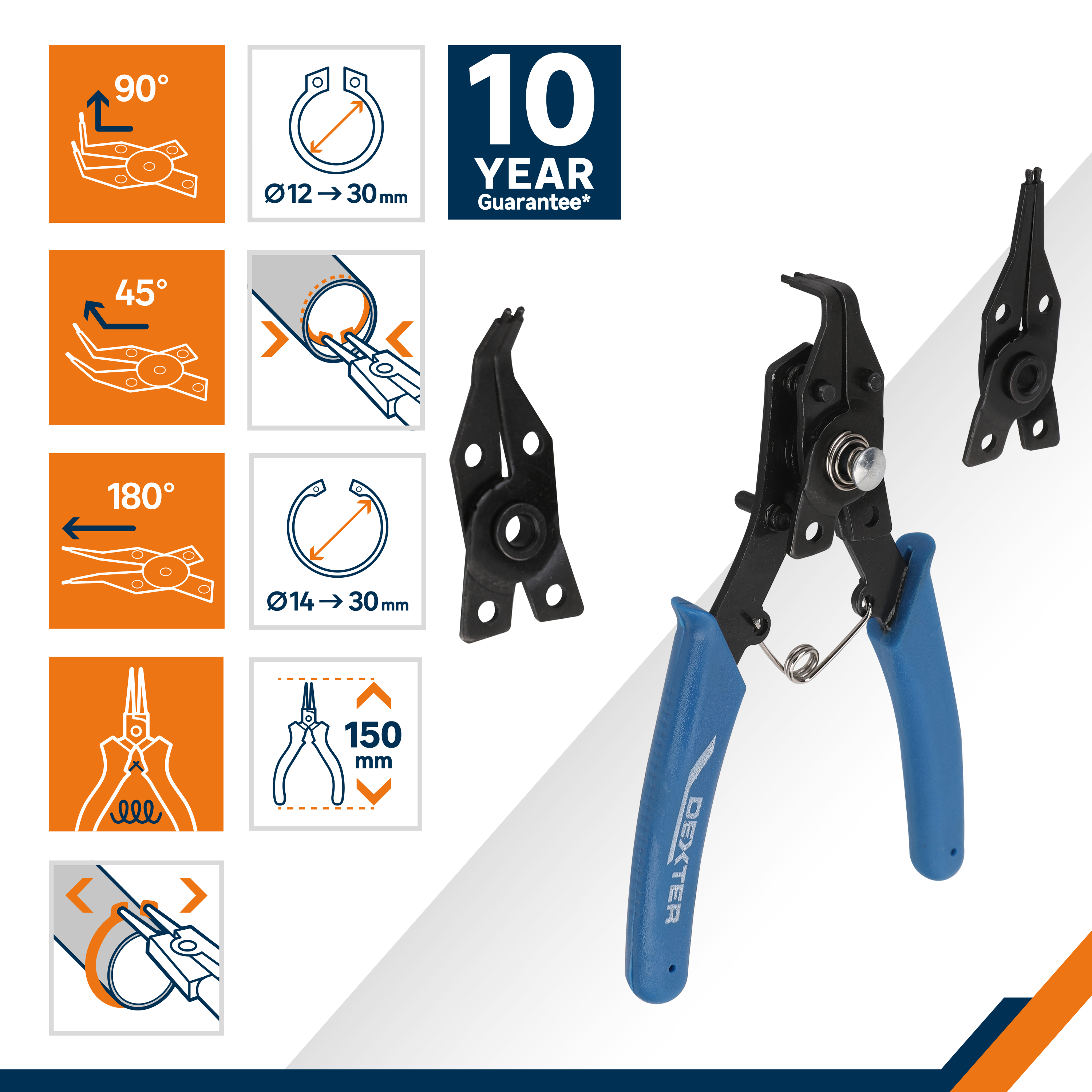 Szczypce Segera 3 W 1 150 mm Dexter - Leroy Merlin