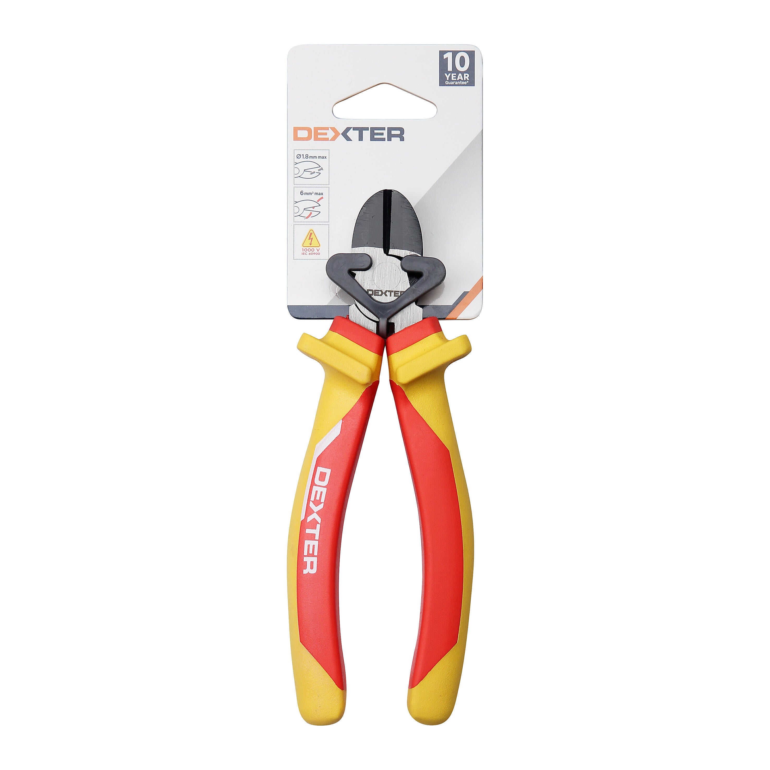 Pince coupante isolée avec protection électrique DEXTER 856525, 160 mm - 8