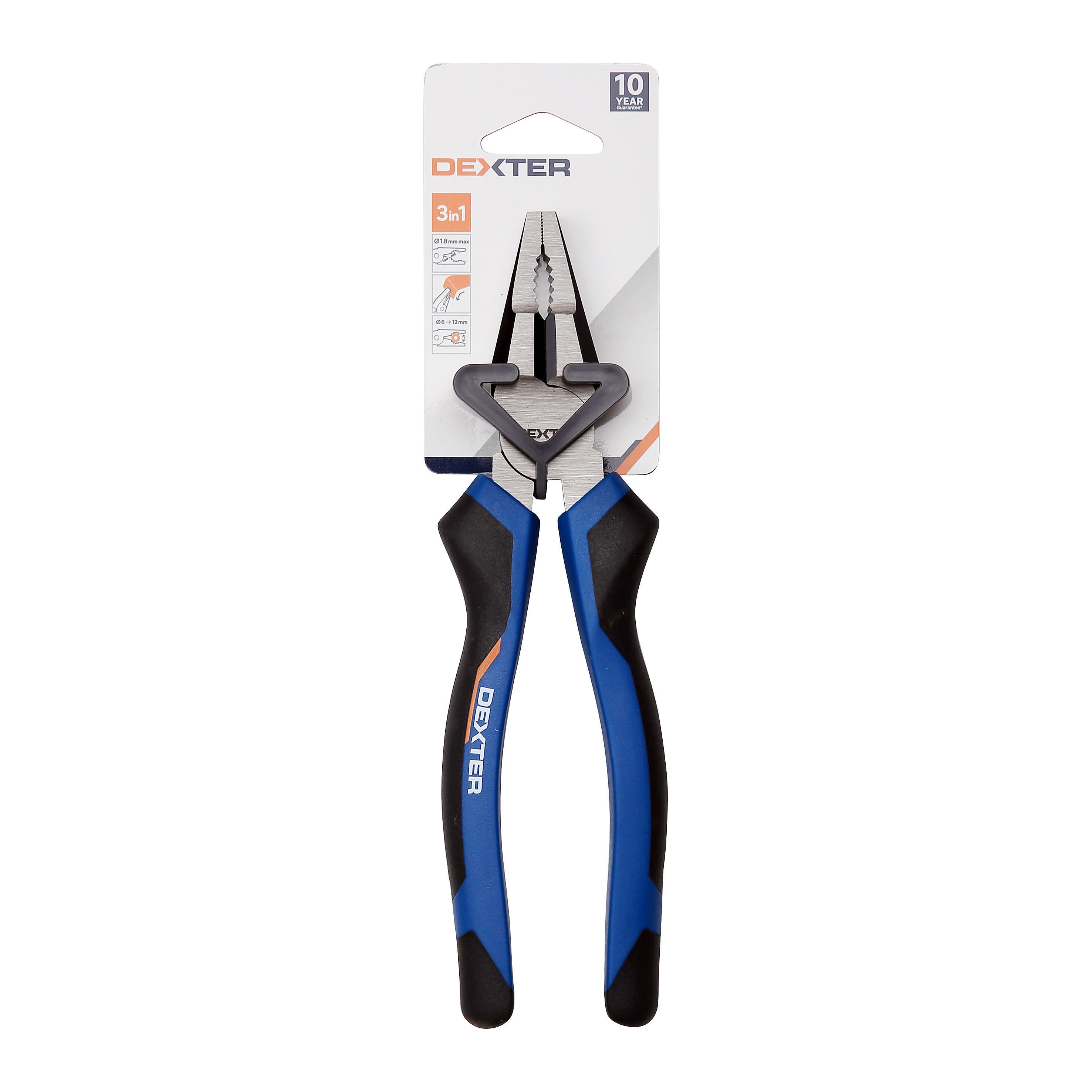 Pince universelle sans protection électrique DEXTER 856567, 200 mm - 7