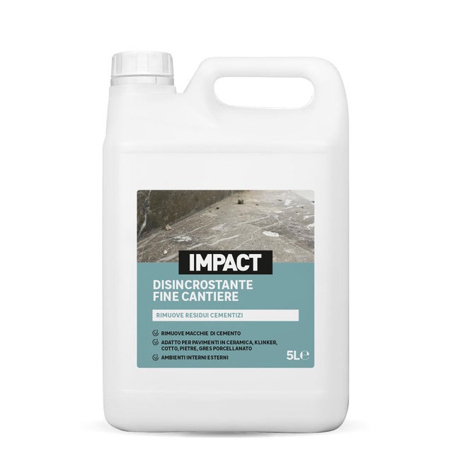 Prodotto per la manutenzione IMPACT disincrostante fine cantiere 5 L