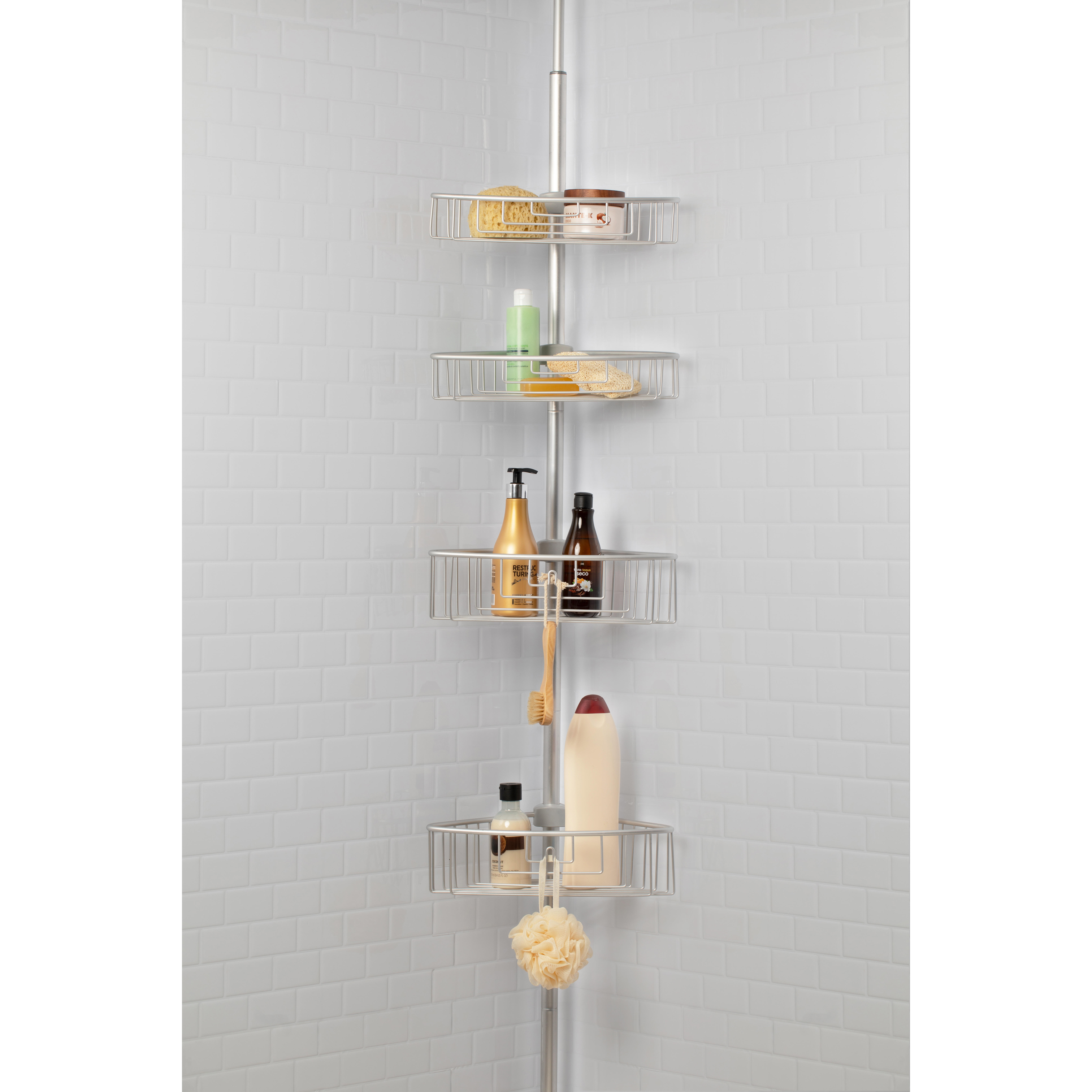 Etagère télescopique chromée aluminium TATAY - 4