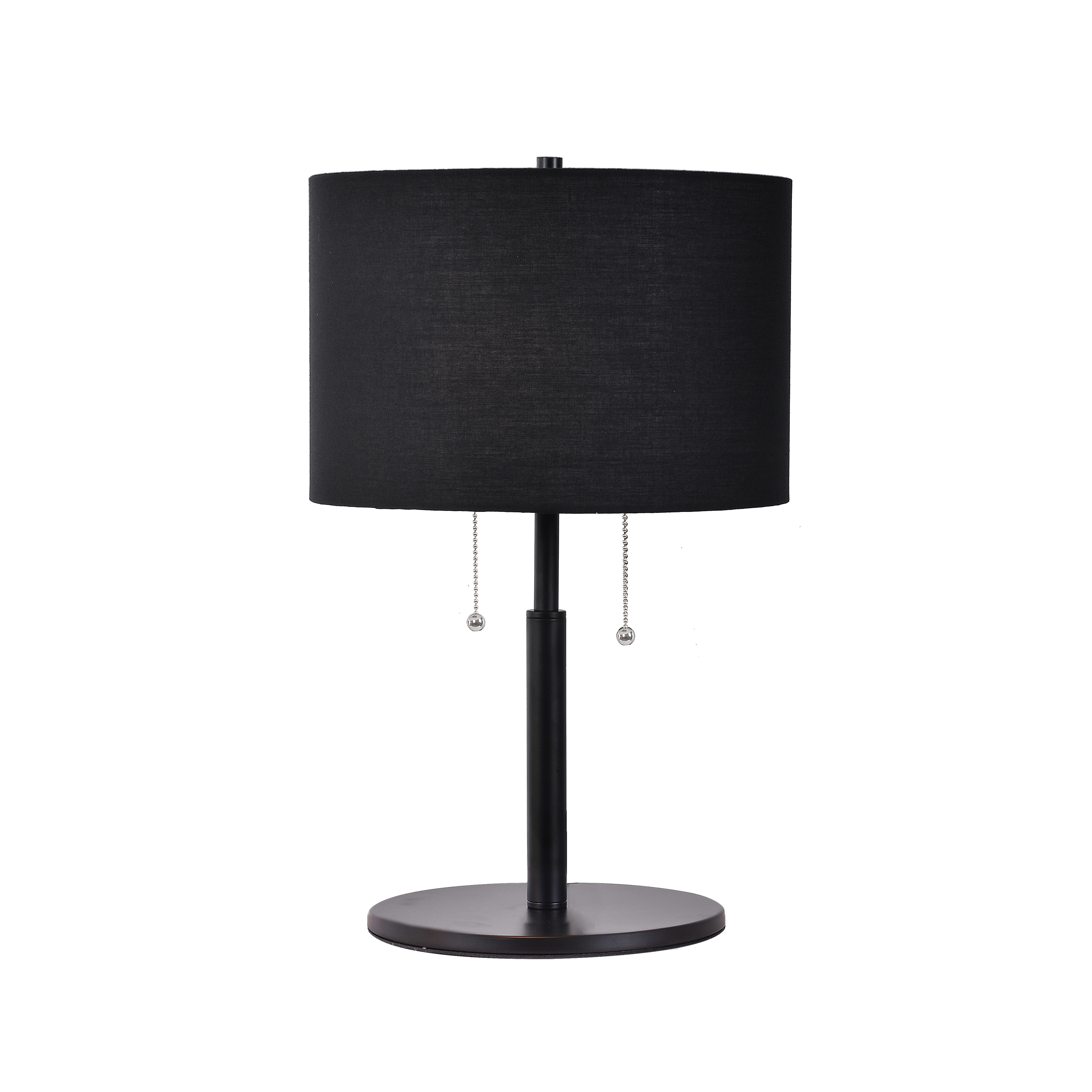 Lampa stołowa Fogo czarna 2 x E27 Light Prestige