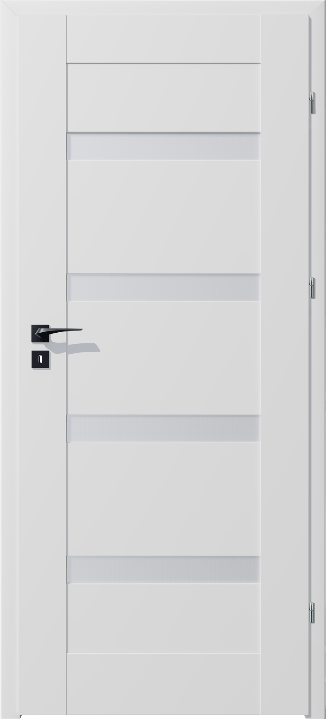 Drzwi wewnętrzne pokojowe Parma Białe 80 Prawe  Artens