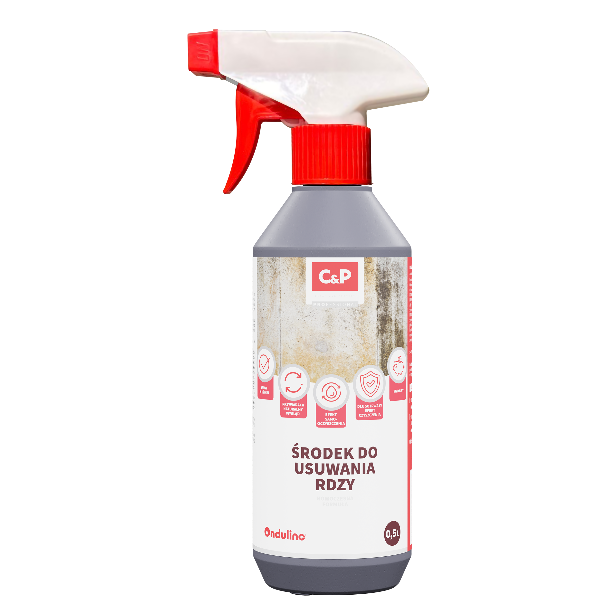 Środek do usuwania rdzy z kostki brukowej C&amp;P 0.5 litra