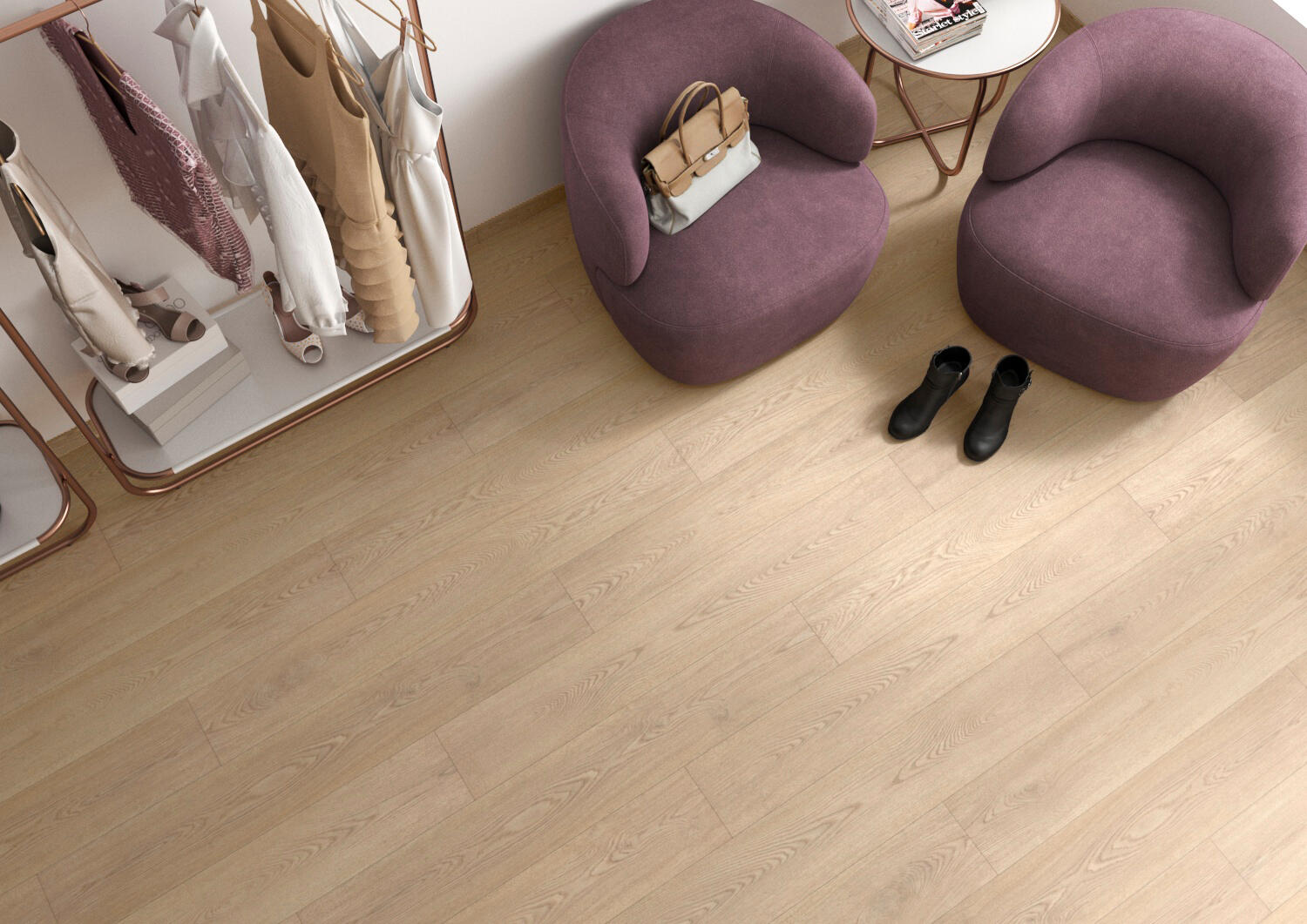 Suelo laminado extrem CANGAS resistente al agua 100h 10mm espesor AC5 ARTENS NAT325 - 3