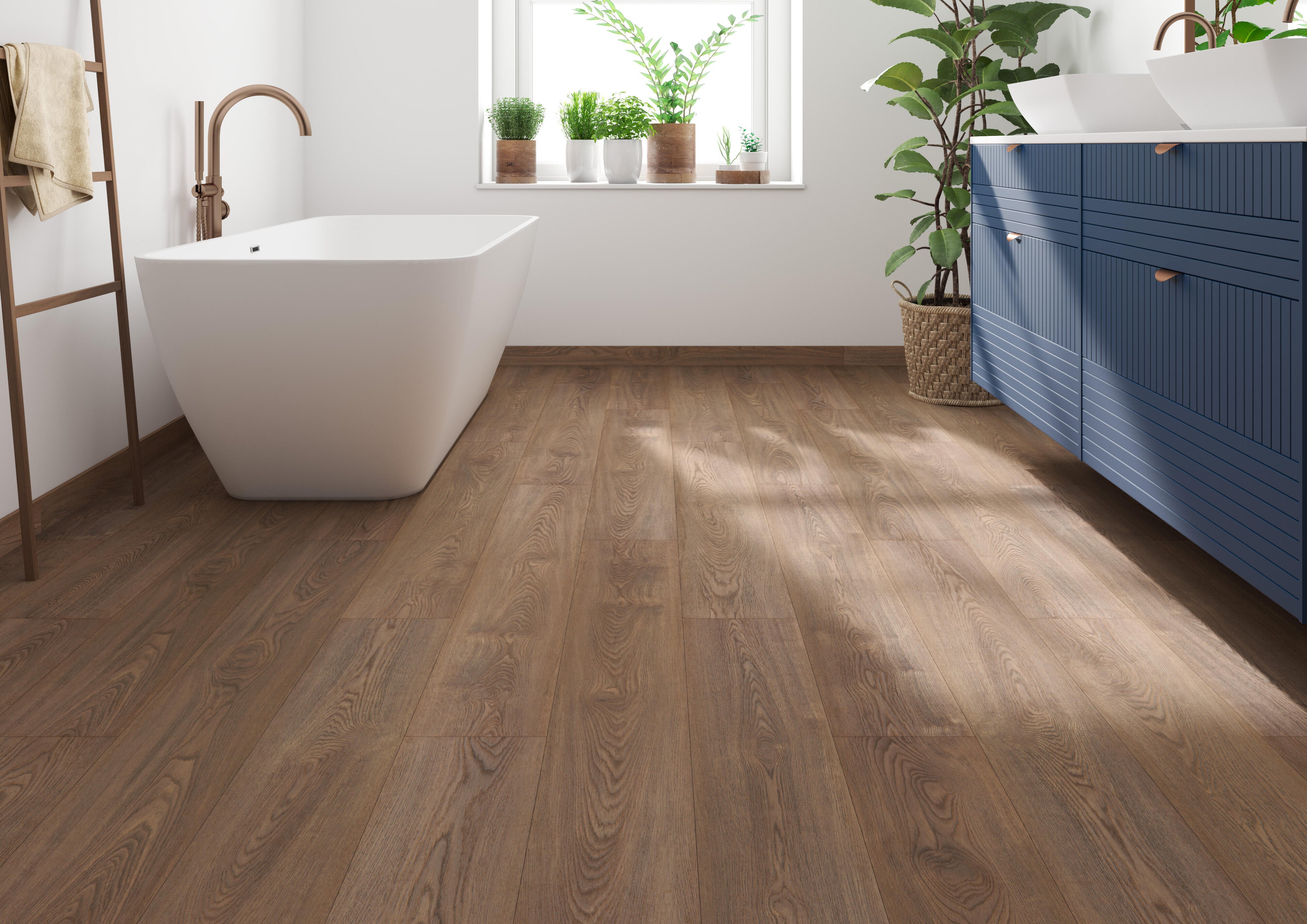 Pavimento flutuante laminado Quijorna resistente à água 100h premium 10 mm Artens - 2